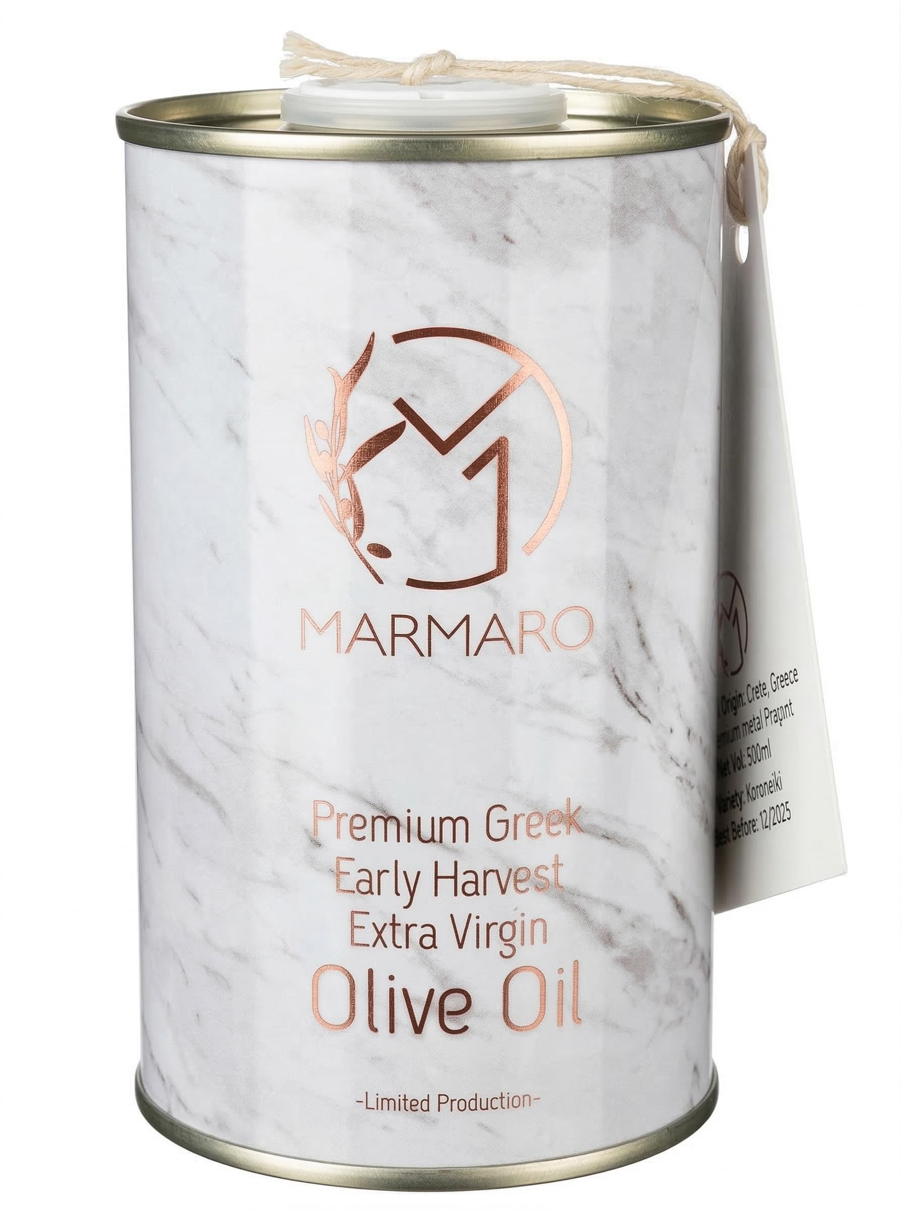 Marmaro Premium Greek Early Harvest Olive Oil - 250ml | Cold Pressed | 0.18 Acidity