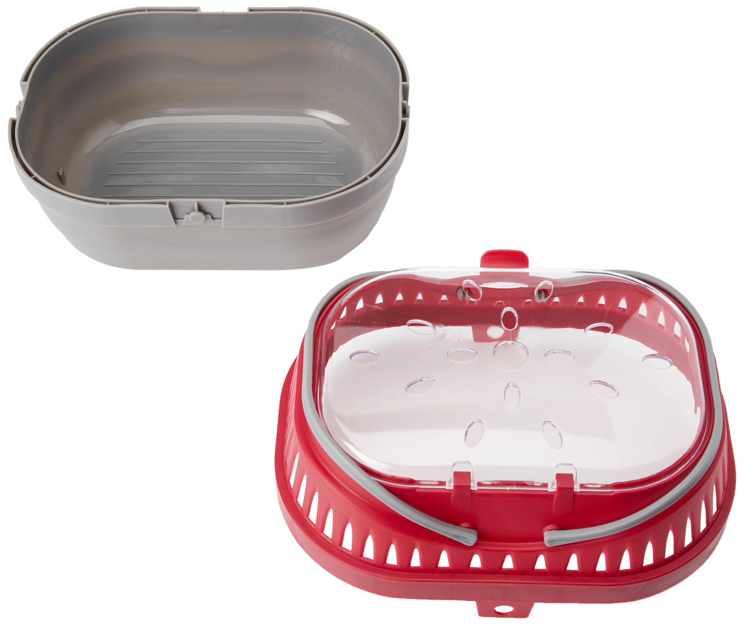 Rosewood Options Small Pet Carrier Crate - Foldable Travel Box for Hamsters, Mice, Gerbils | 175x230x210mm