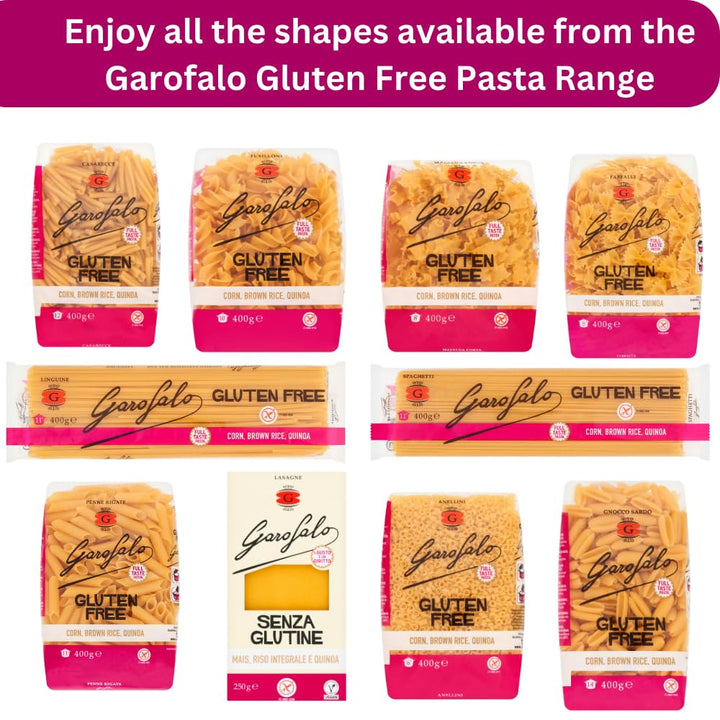 Garofalo Gluten Free Mafalda Corta Italian Dried Pasta, 400g