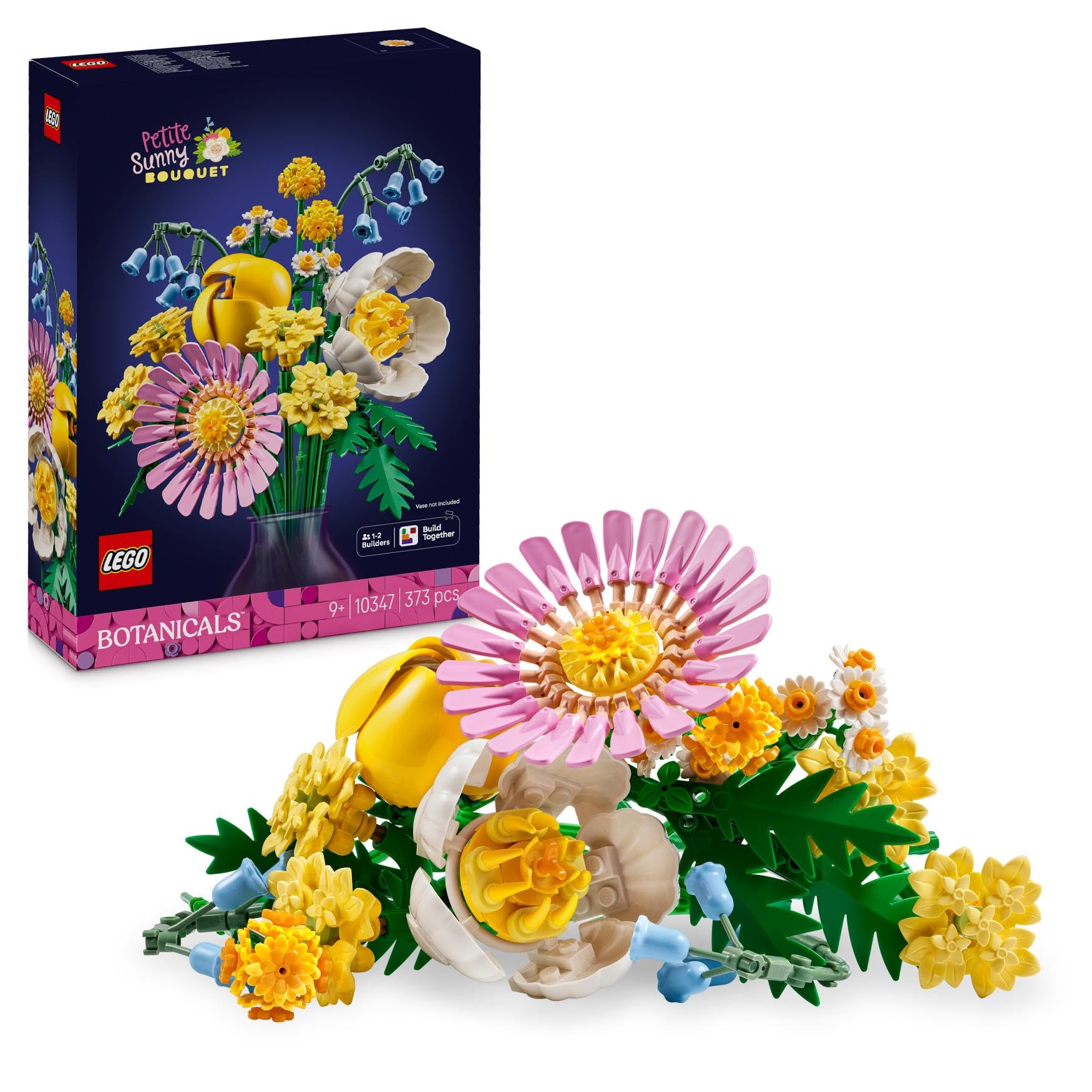 LEGO Botanicals Petite Sunny Bouquet 10347 Building Set | 9+ Years | Multicolor Plastic