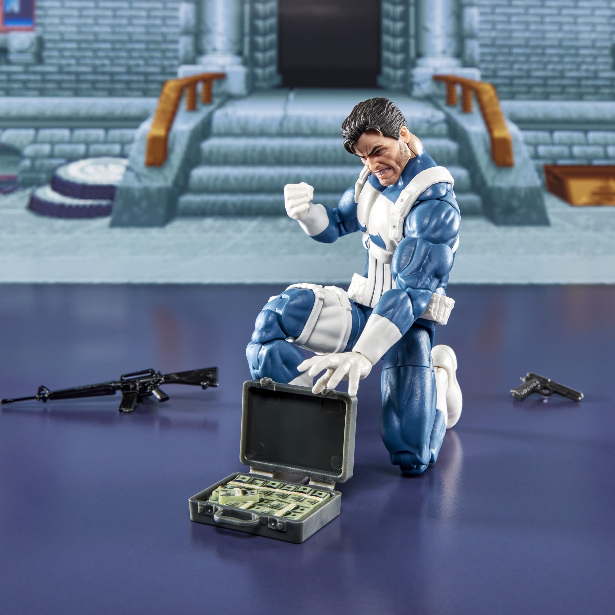 Marvel Press Gamerverse Punisher and Nick Fury Action Figure 2-Pack | 6-inch Scale 6