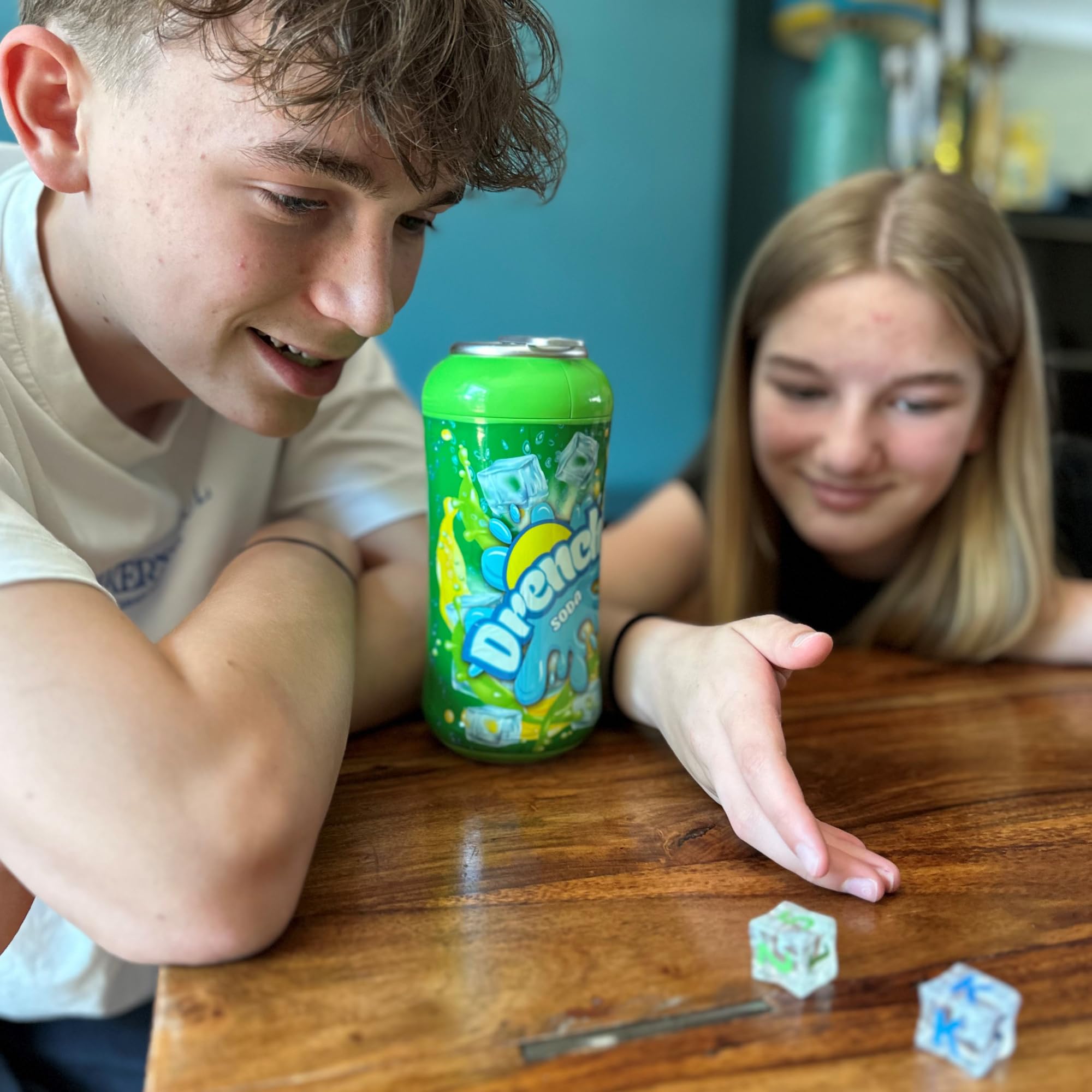 MUKIKIM Drench Soda Game - Family & Party Dice Game of Chance
