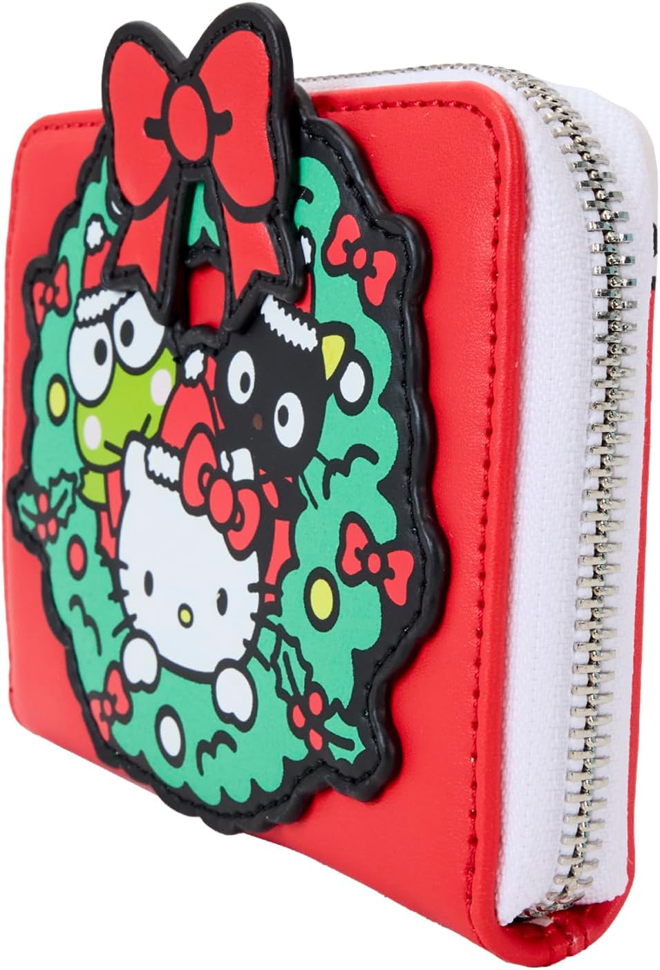 Loungefly Sanrio Winter Wonderland Zip Around Wallet Red (Model Number: N/A)