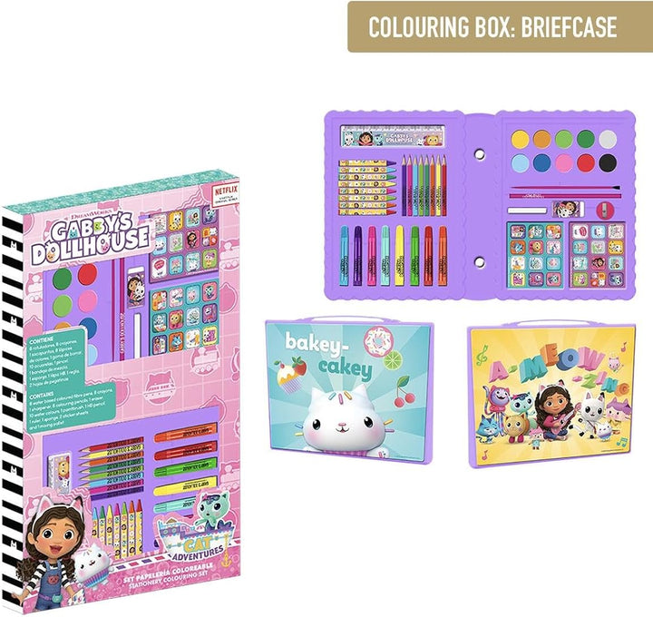 Cerdá Life's Little Moments Gabby's Dollhouse - Gabby Colouring Box Pencil Set (2700000844)