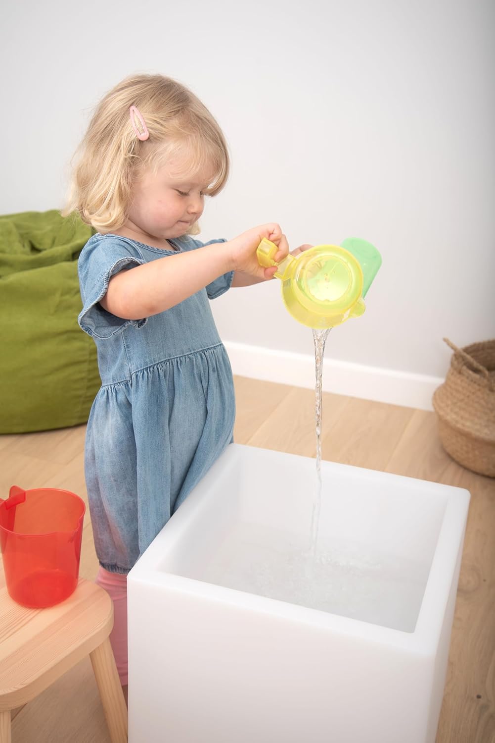 TickiT Translucent Colour Nesting Jugs - 3-Piece Sand & Water Play Set for Toddlers 12M+ 6