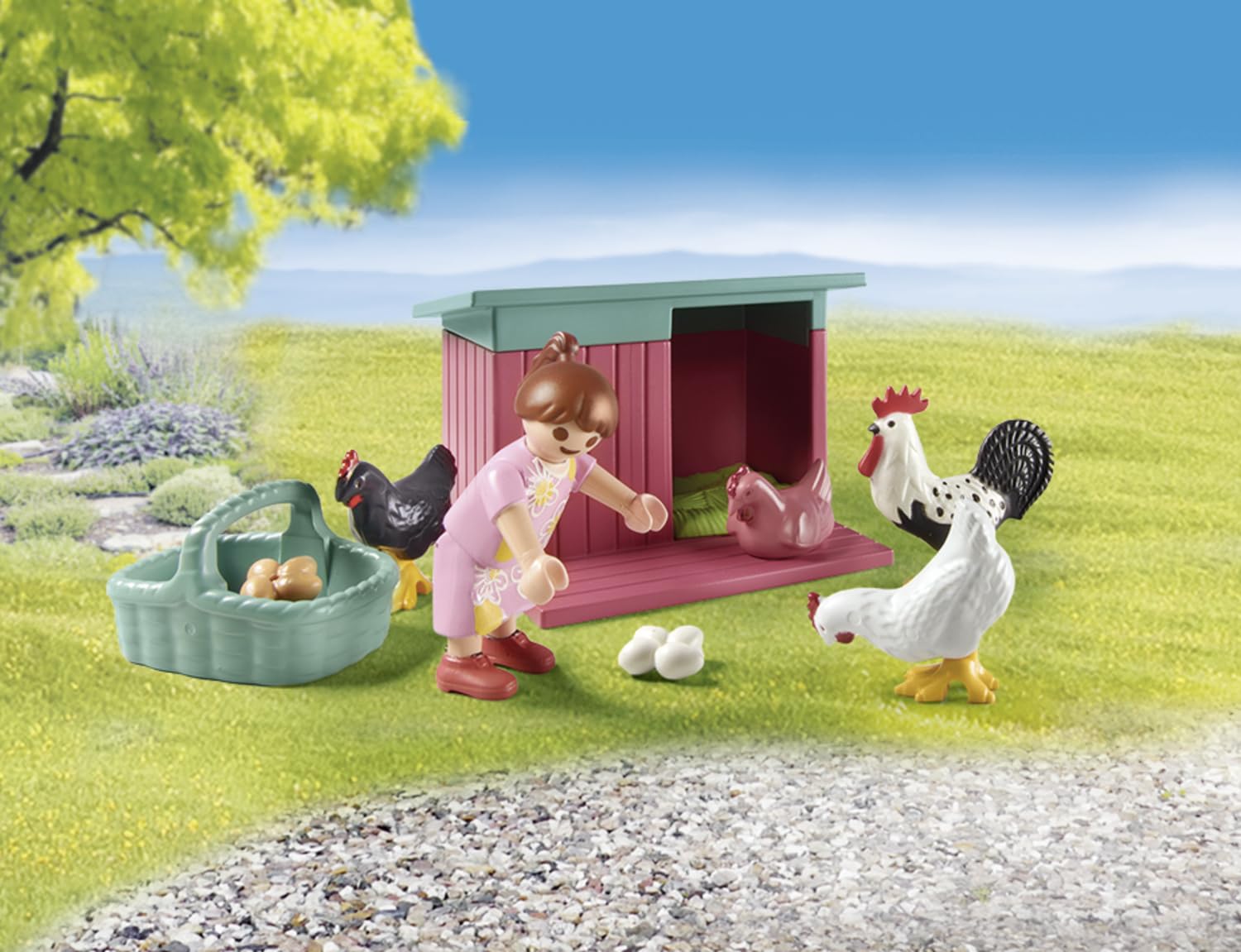 Playmobil Little Chicken Farm Playset - Ages 4+ | 77 Pieces | 2-4 Players 7