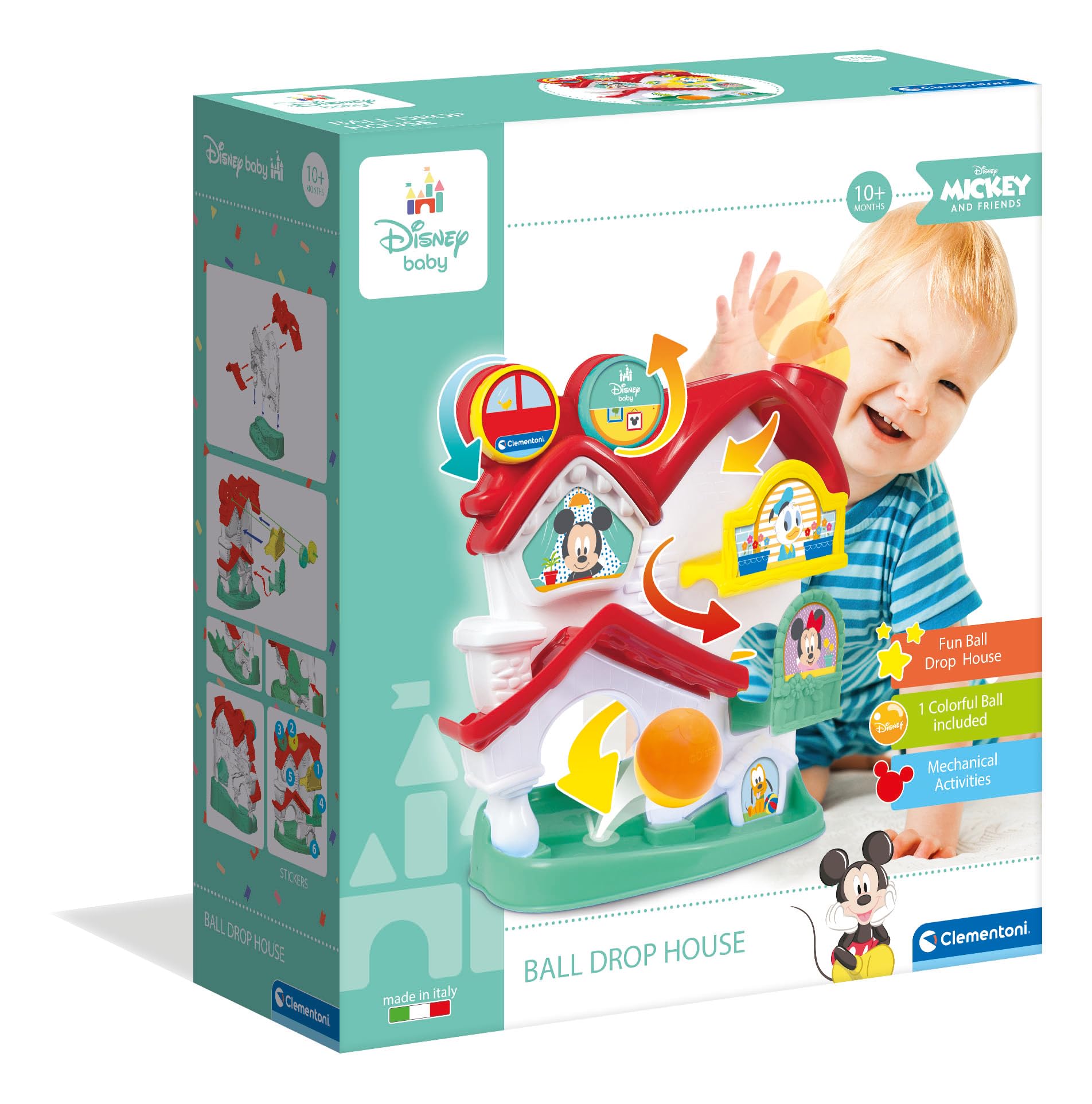 Clementoni Disney Baby Ball Drop - Educational Activity House for Toddlers 10m+ 5