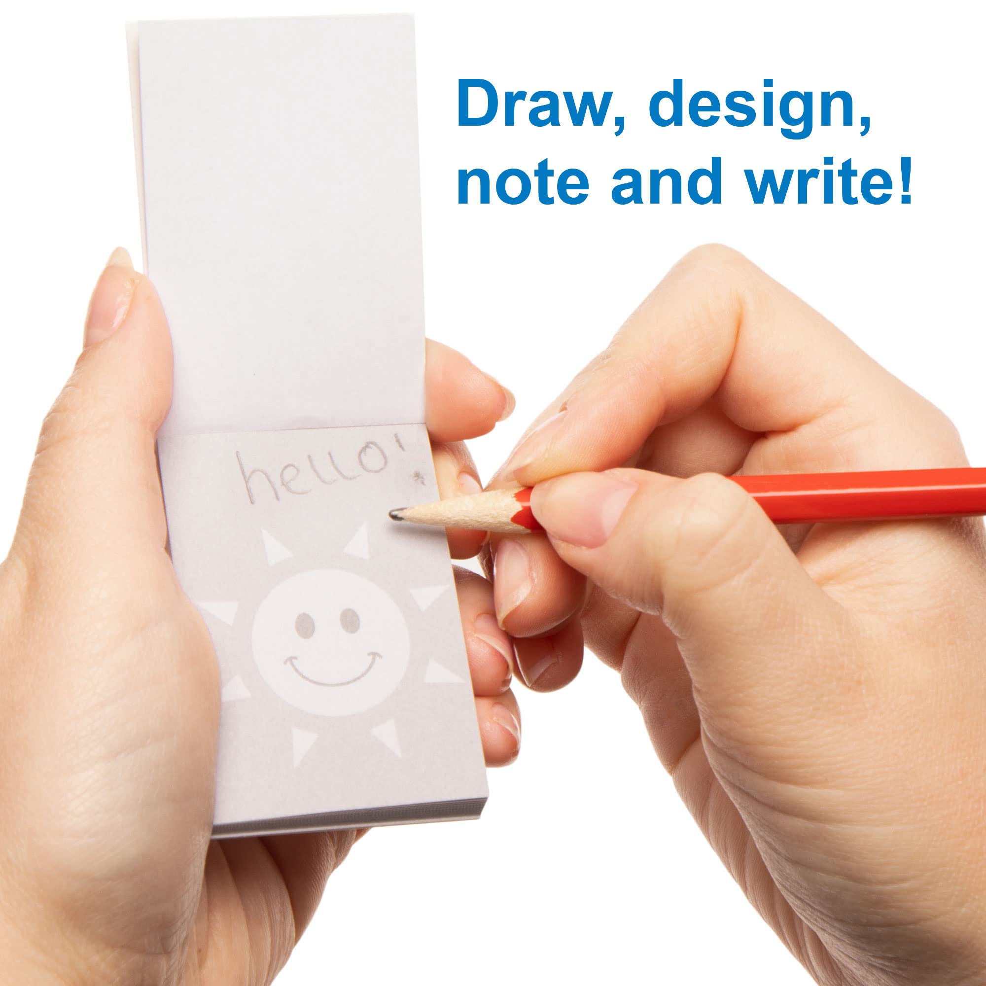 Baker Ross Novelty Notebooks - Pack of 12 Assorted Designs | Pocket Size Memo Pads for Party Favours 6