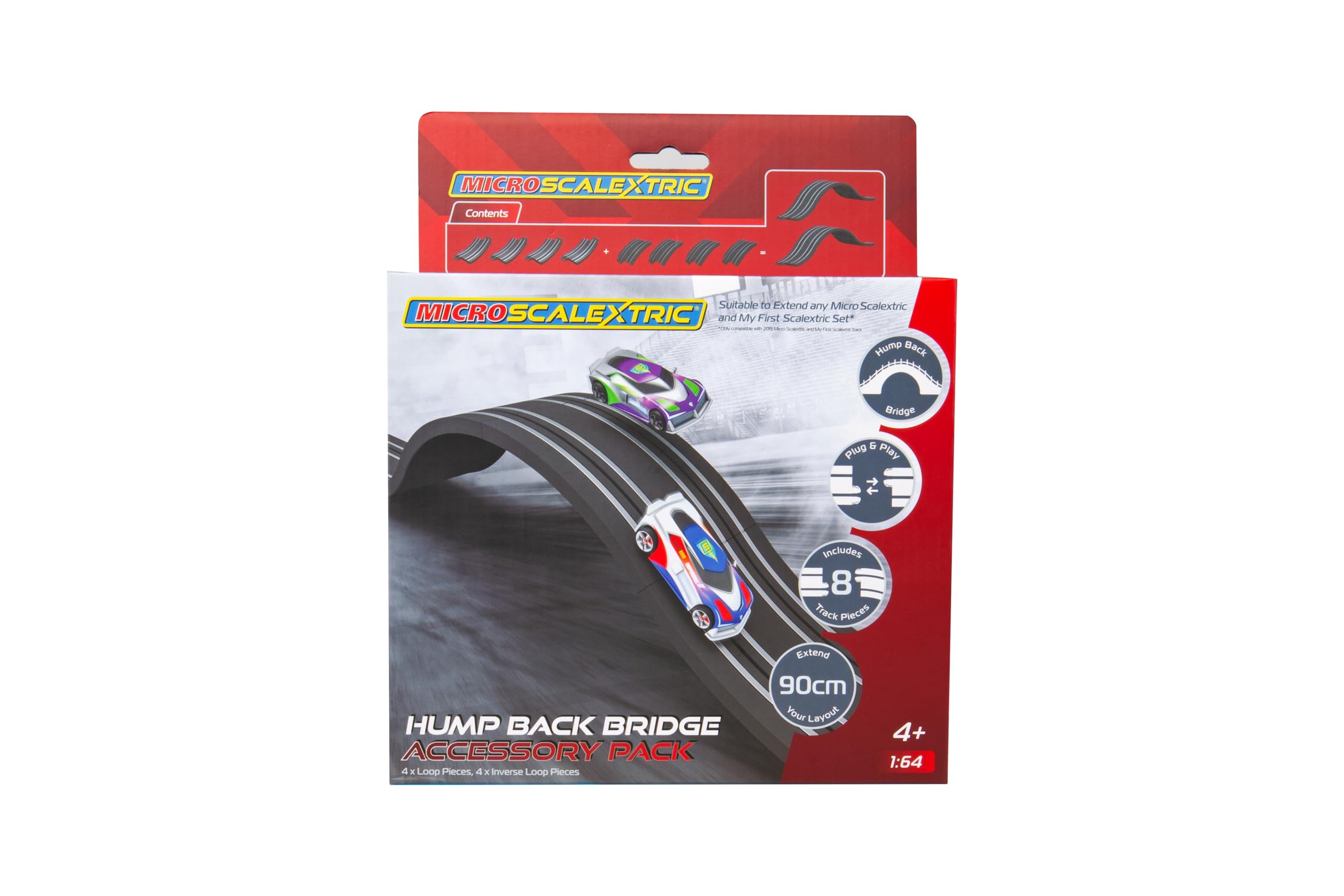 Scalextric G8049 Hump Backed Bridge Micro Scalextric Accessory Pack | Plastic | Multiple Colors 5