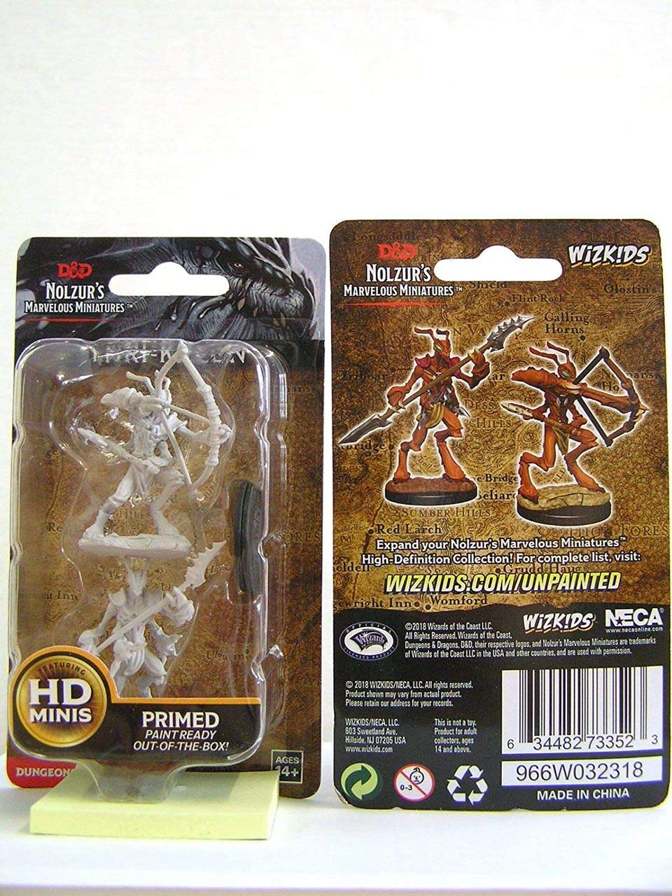 WizKids D&D Nolzurs Marvelous Unpainted Miniatures: Wave 5: Thri-Kreen [Plastic] 2
