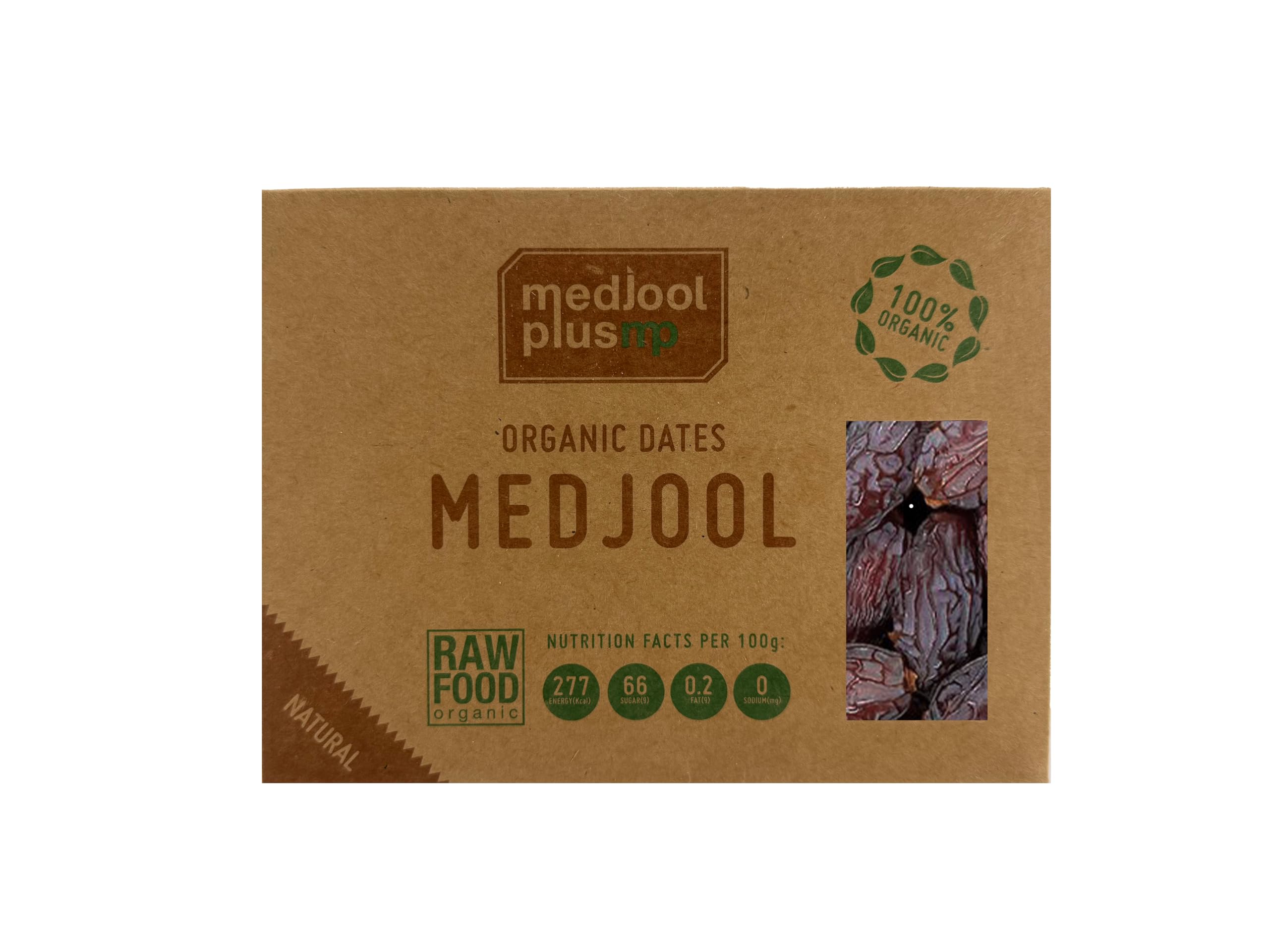Medjool Plus Premium Organic Medjool Dates - 500g | Large & Juicy | Naturally Sweet 1