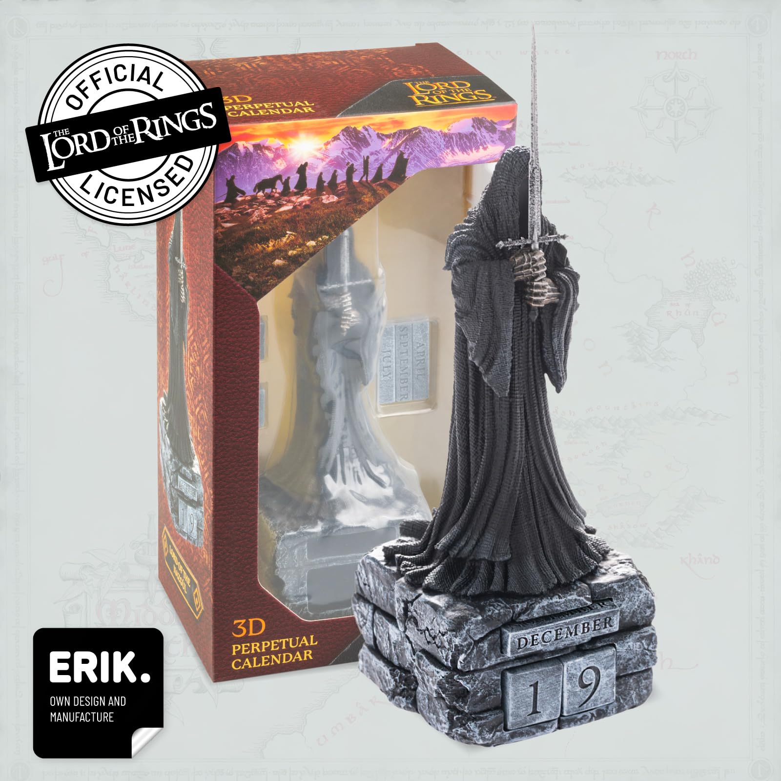 Grupo Erik The Lord of the Rings Nazgul 3D Perpetual Flip Calendar 12