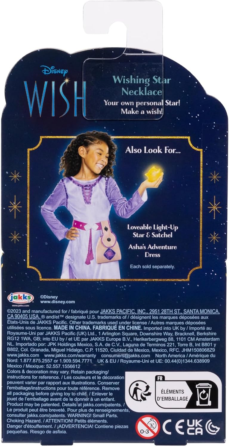 Disney Wish Asha Light-Up Star Necklace (230041)