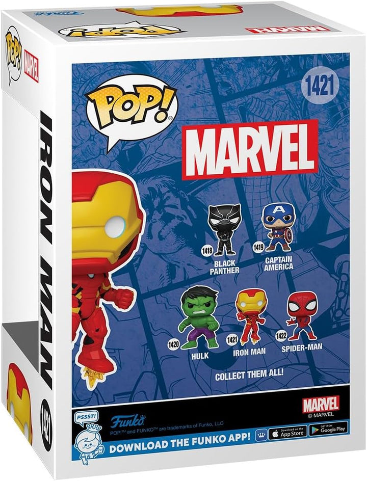 Funko Pop! Marvel Comics - Iron Man Vinyl Figure (Model Number: 72100)