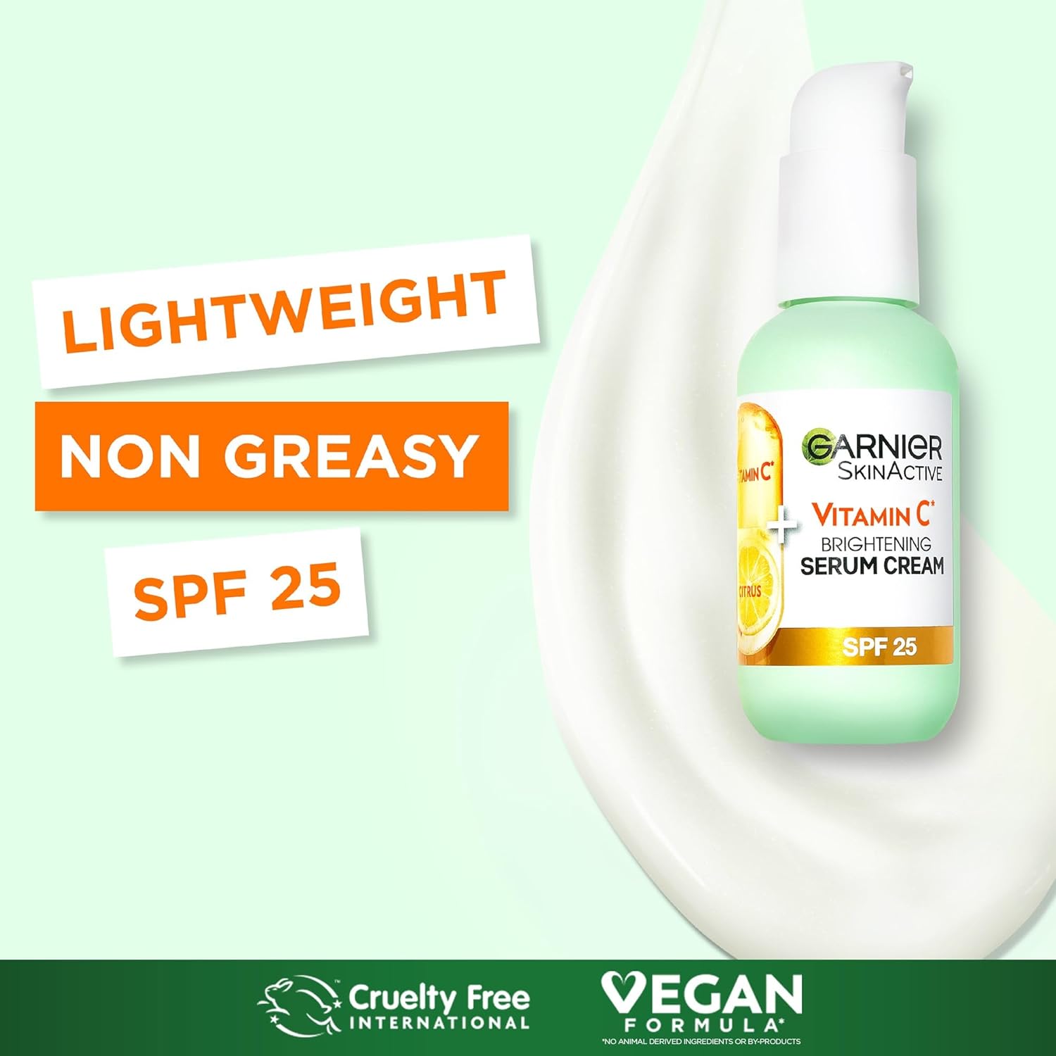 Garnier Vitamin C Serum Cream (50ml) - Brightening Face Moisturizer with 20% Vitamin C & SPF 25 8