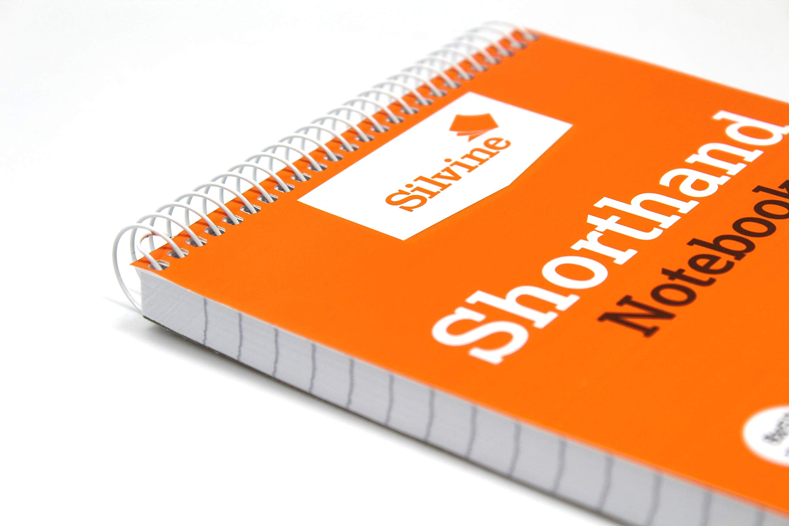 Silvine Reporter's Shorthand Notebook | 8x5 Inch | 300 Pages | 75gsm Feint Ruled | Pack of 6 2