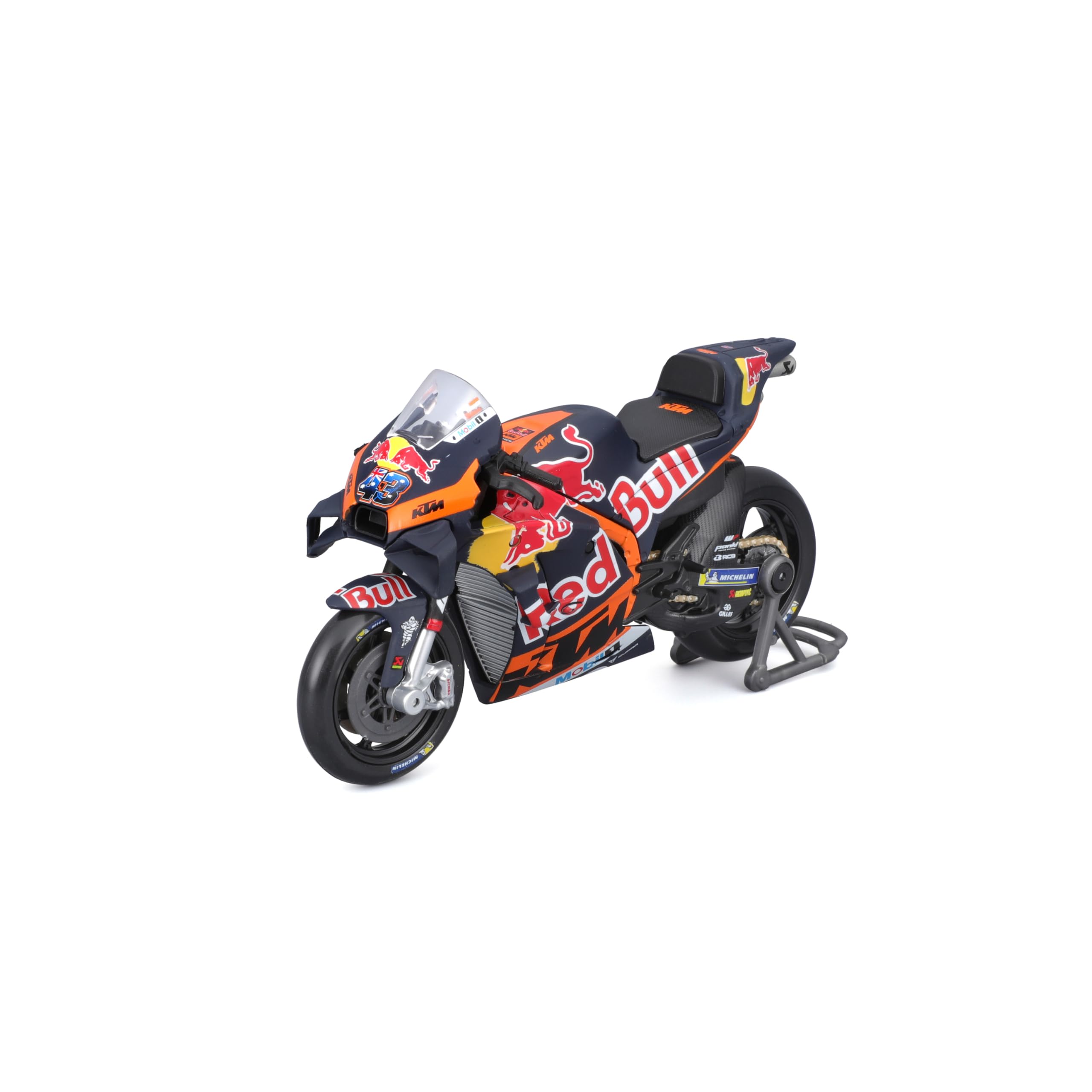 Maisto 2023 Red Bull KTM Factory Motorbike Replica | 1:18 Scale Diecast Metal Model