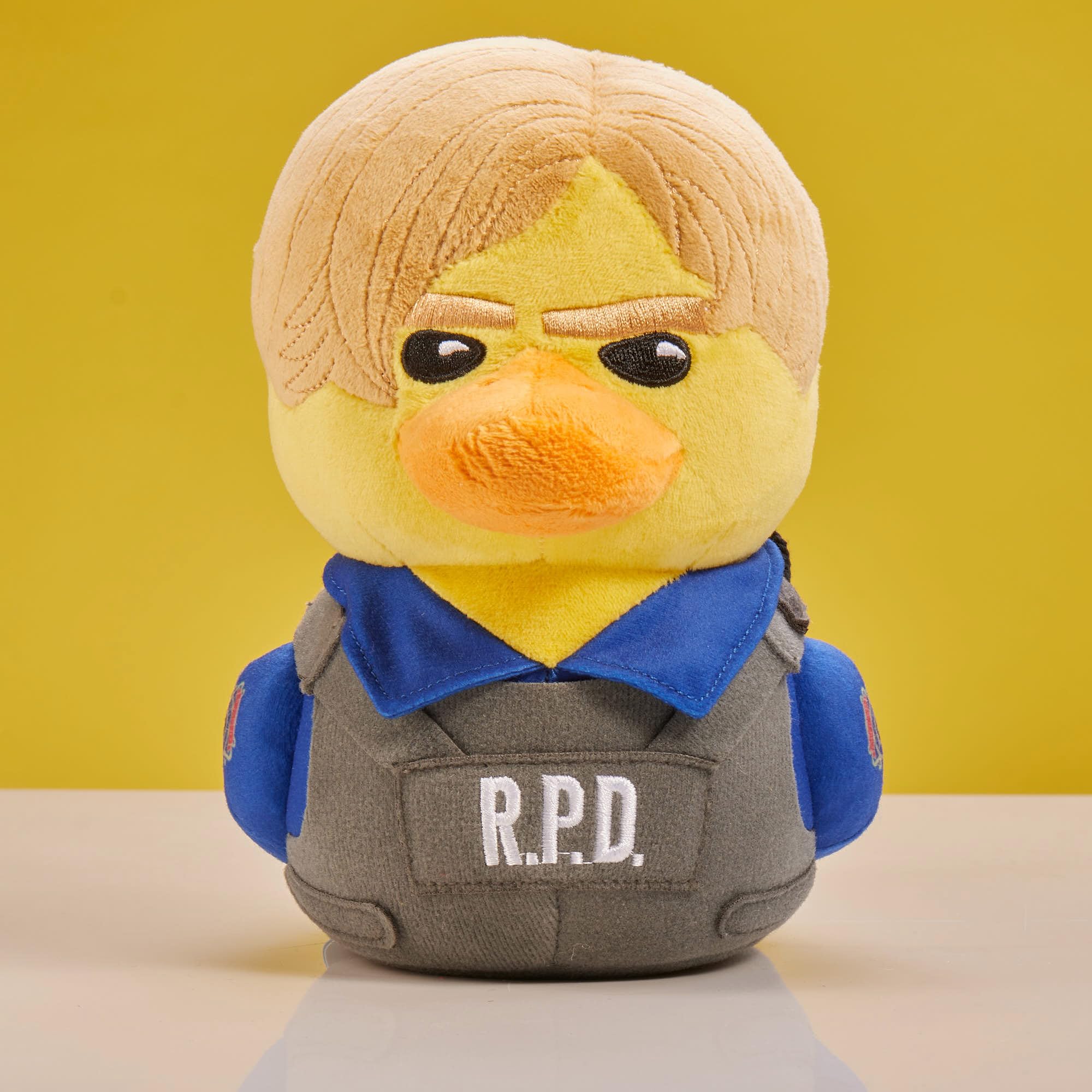TUBBZ Plush: Leon Kennedy - Resident Evil Cosplaying Rubber Duck Soft Plush - 9 Inch Collectible 9