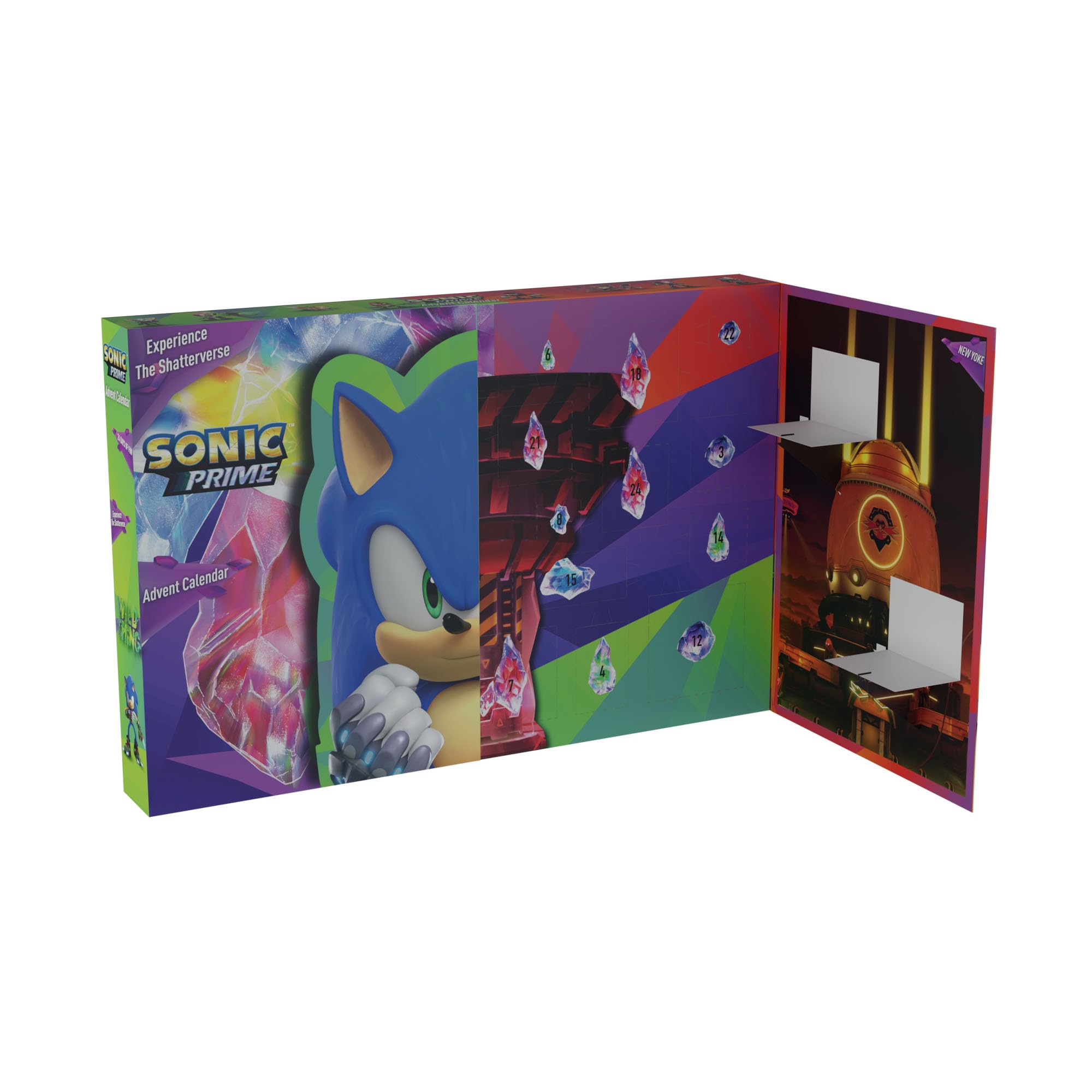 Bandai Sonic Prime Advent Calendar - 24 Surprise Toys & Collectible Figures 8