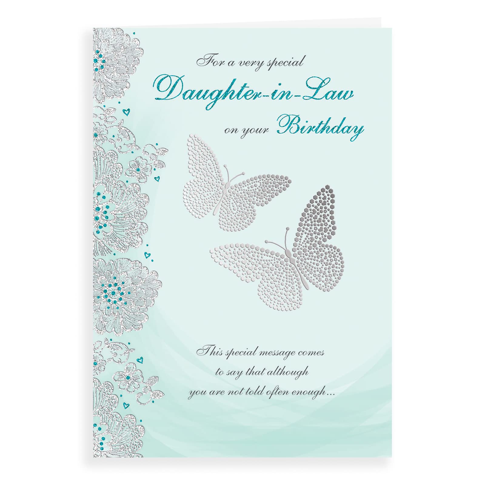 Piccadilly Greetings Regal Publishing Classic Birthday Card for Daughter In Law | 9 x 6 Inches
