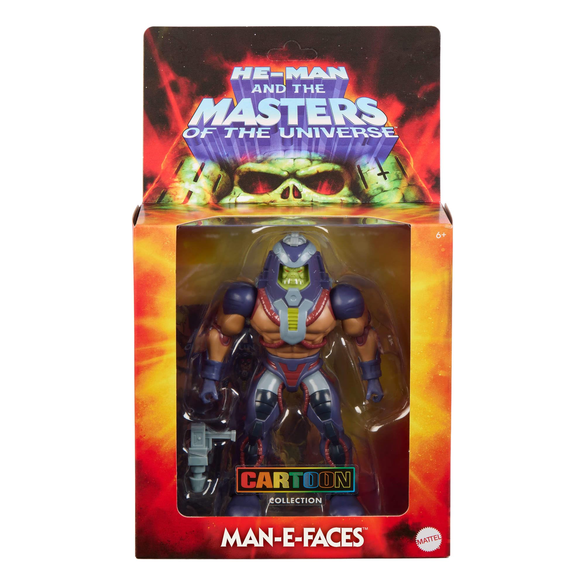 Masters of the Universe Origins Man-E-Faces Action Figure - 5.5-inch Scale, Rotating Head, Ages 6+