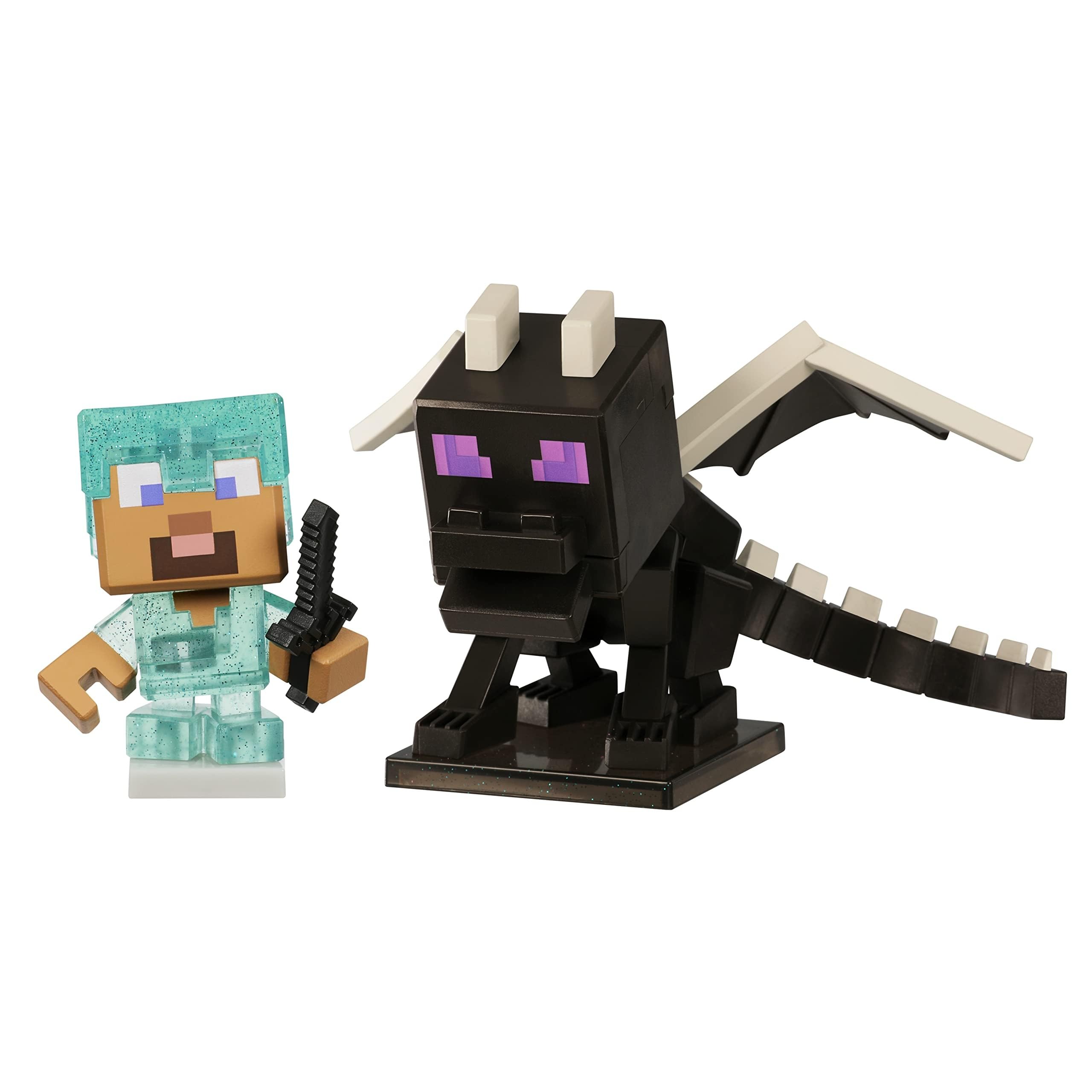 Akedo Treasure X Minecraft Caves & Cliffs - Ender Dragon Mine & Craft Playset 9