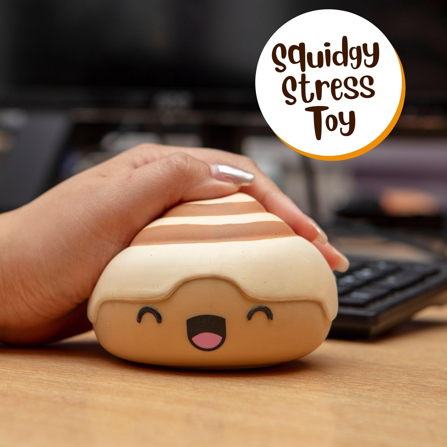 Boxer Gifts Nice Buns Squishy Stress Ball - Slow-Rising Polyurethane Toy | Adult Stress Relief 3