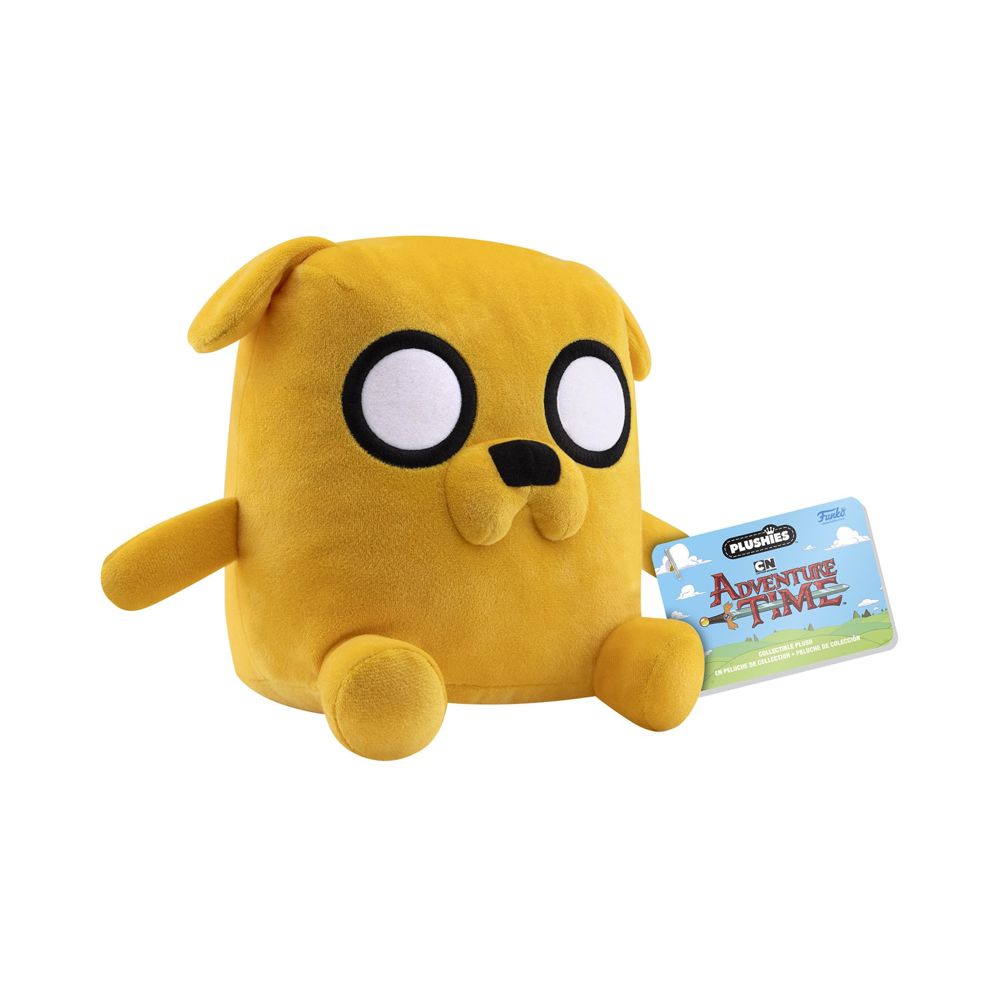Funko Pop! Plush: Adventure Time - Jake the Dog - 7-inch Collectible Soft Toy