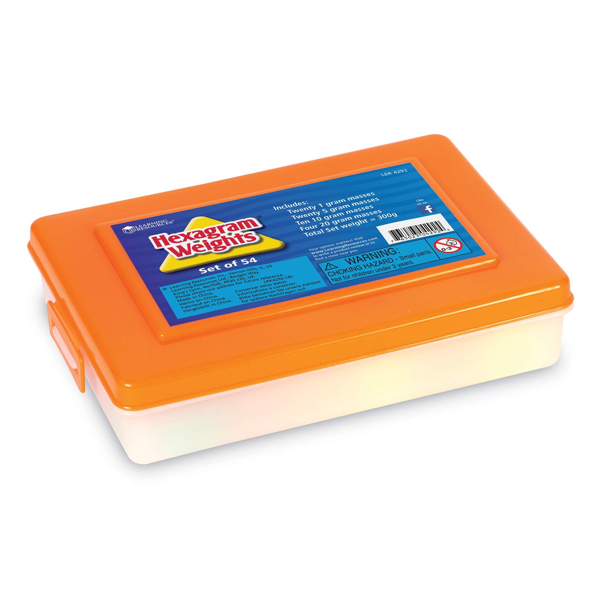 Learning Resources Metric Weight Set - Introduces Weighing Concepts | Ages 5-9 | LER4292 6