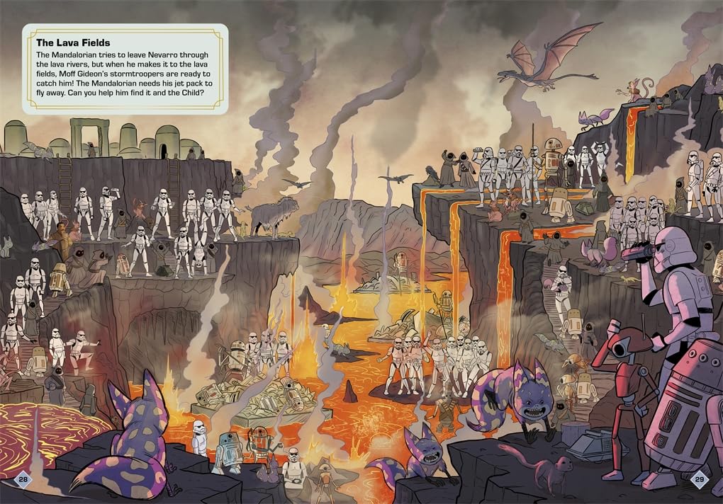 Studio Press Star Wars: Where are The Mandalorian and Grogu? Search and Find Activity Book | Ages 5-12 4