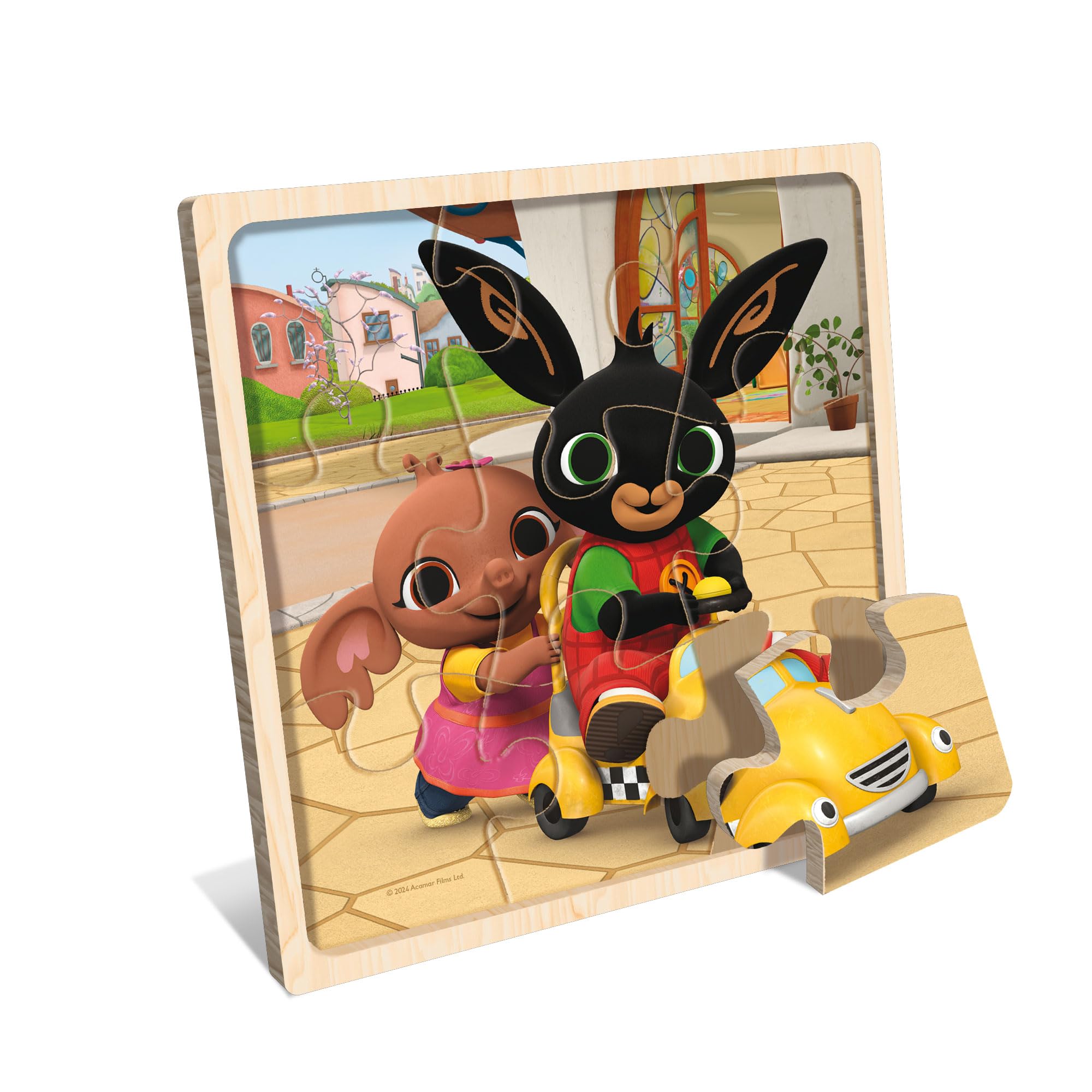 Lisciani Bing Wooden Puzzle - 9-Piece Educational Toy for Toddlers 1 Year+ 6