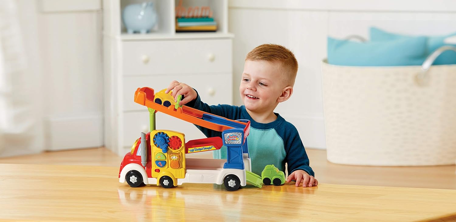 VTech Toot-Toot Drivers Big Vehicle Carrier - Interactive Musical Toy for Toddlers 12M+ 10