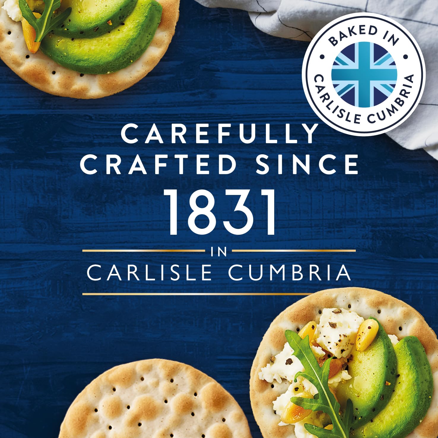Carr's Table Water Large Crackers - 200g | Multigrain | Vegetarian 4