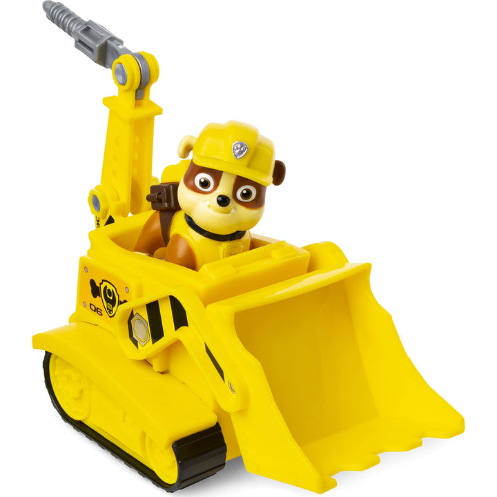 Paw Patrol Rubble’s Bulldozer with Collectible Figure - Vehicle Toy for Kids 3+