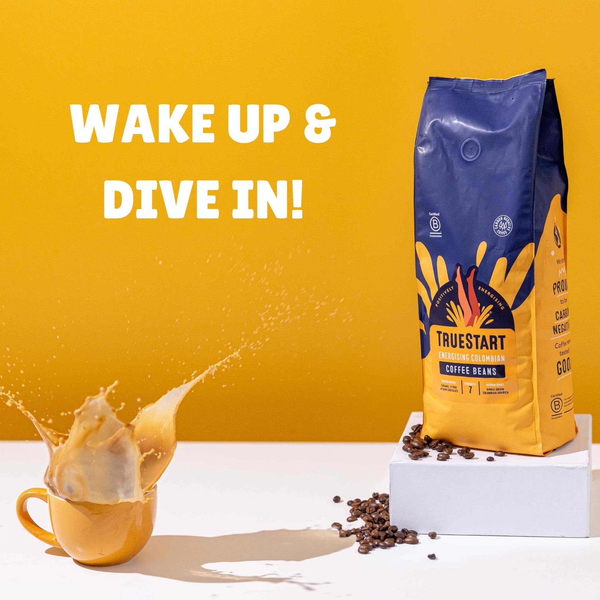 TRUESTART Energising Colombian Ground Coffee - Mycotoxin-Free, Medium Roast Arabica | 1kg 4
