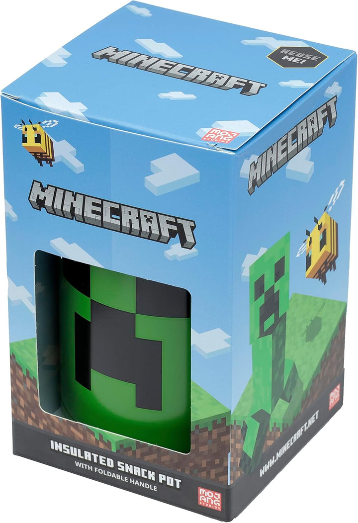 Puckator - Minecraft Creeper Reusable Stainless Steel Hot & Cold Thermos 500ml