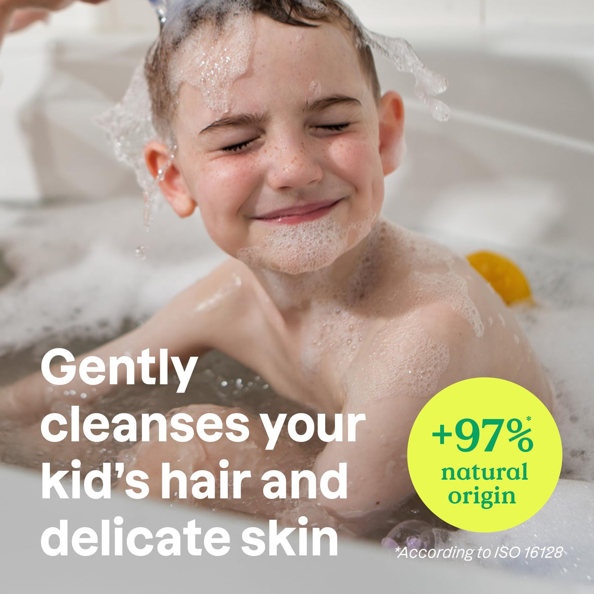 ATTITUDE Kids Shampoo and Body Wash - EWG Verified, 2-in-1 Cleanser, Vanilla & Pear Scent, 473 mL