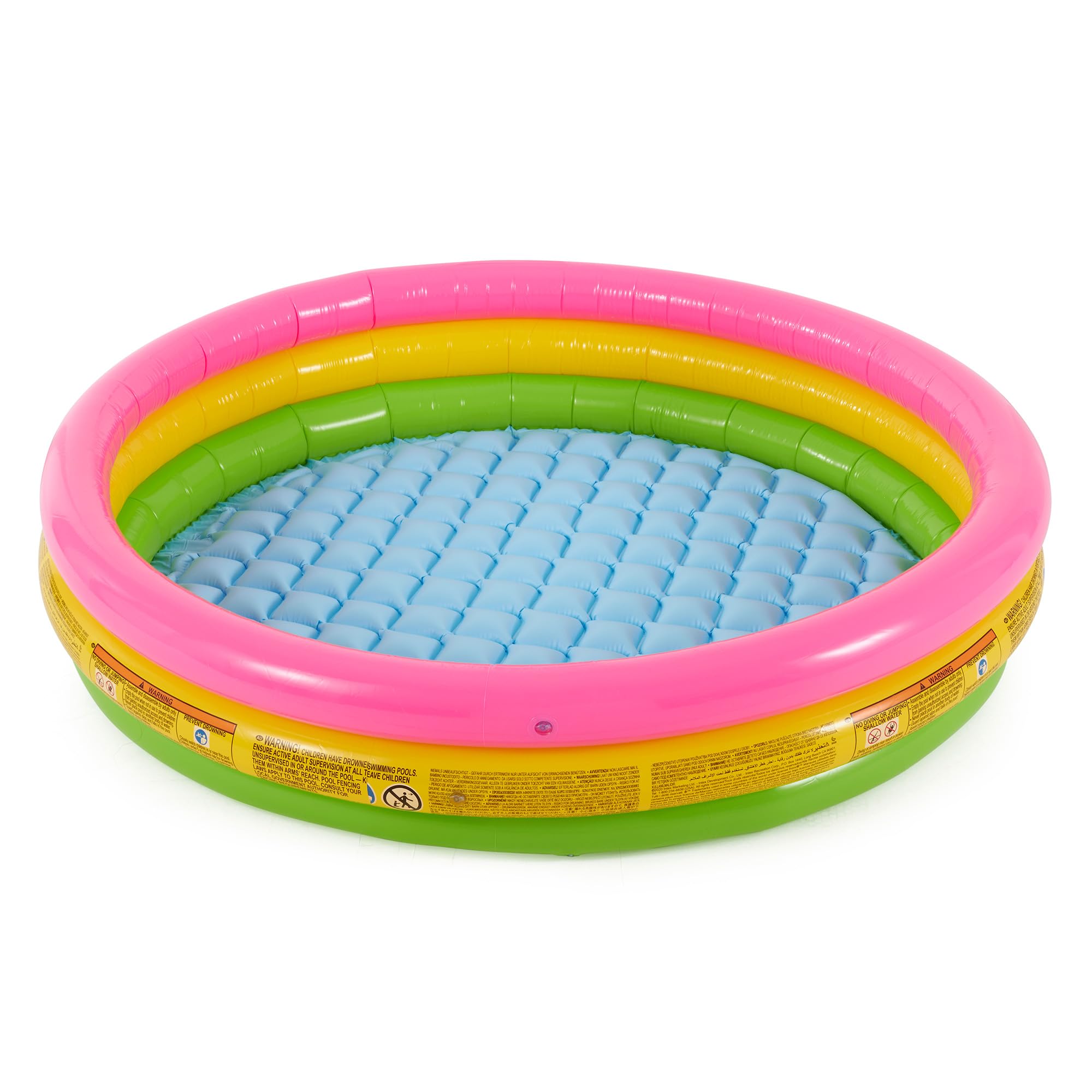Intex 57422 3-Hoop Inflatable Paddling Pool - 147 x 33 cm | 76 Gallon Capacity