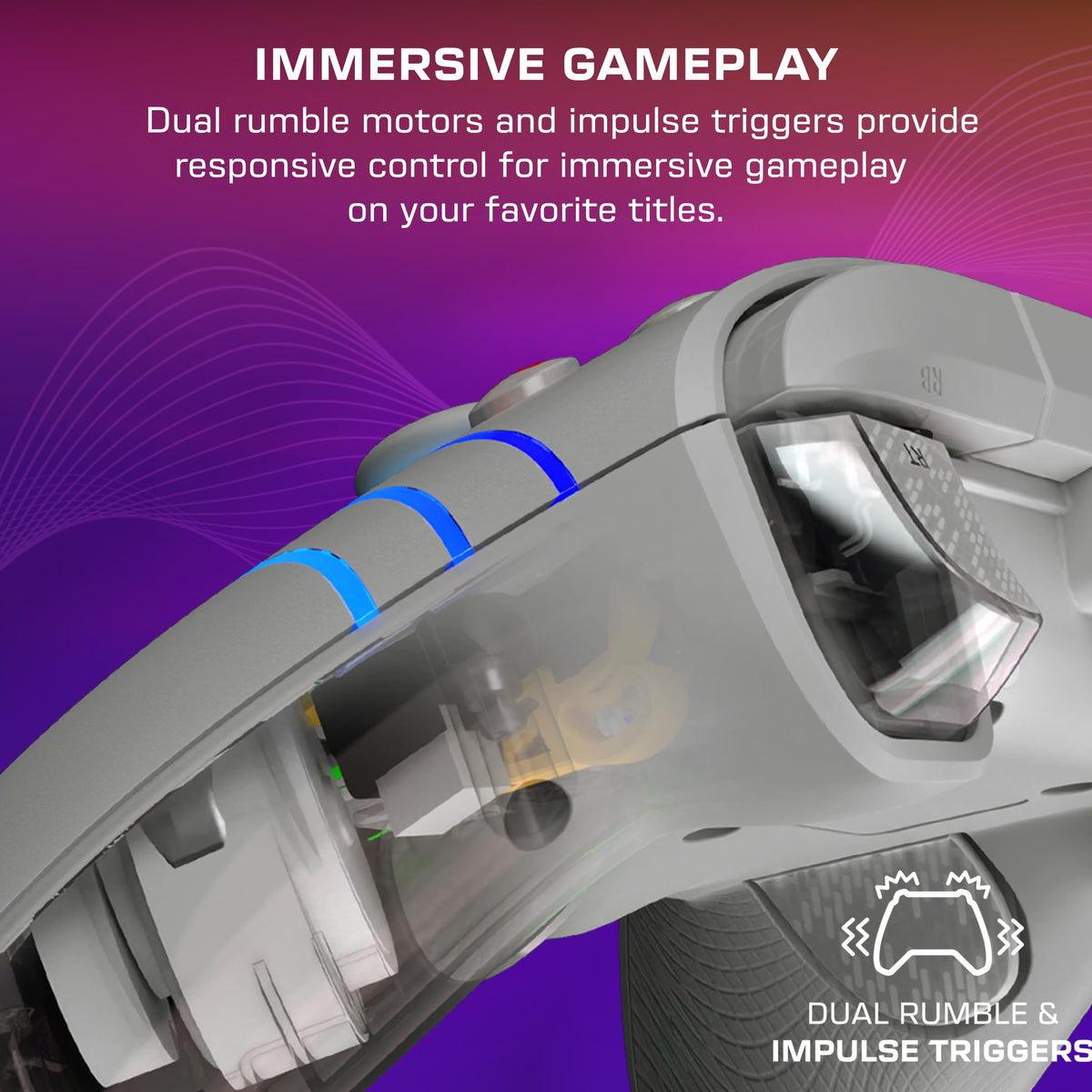 Turtle Beach Afterglow Wave Grey Wired RGB Gaming Controller [PC] 8