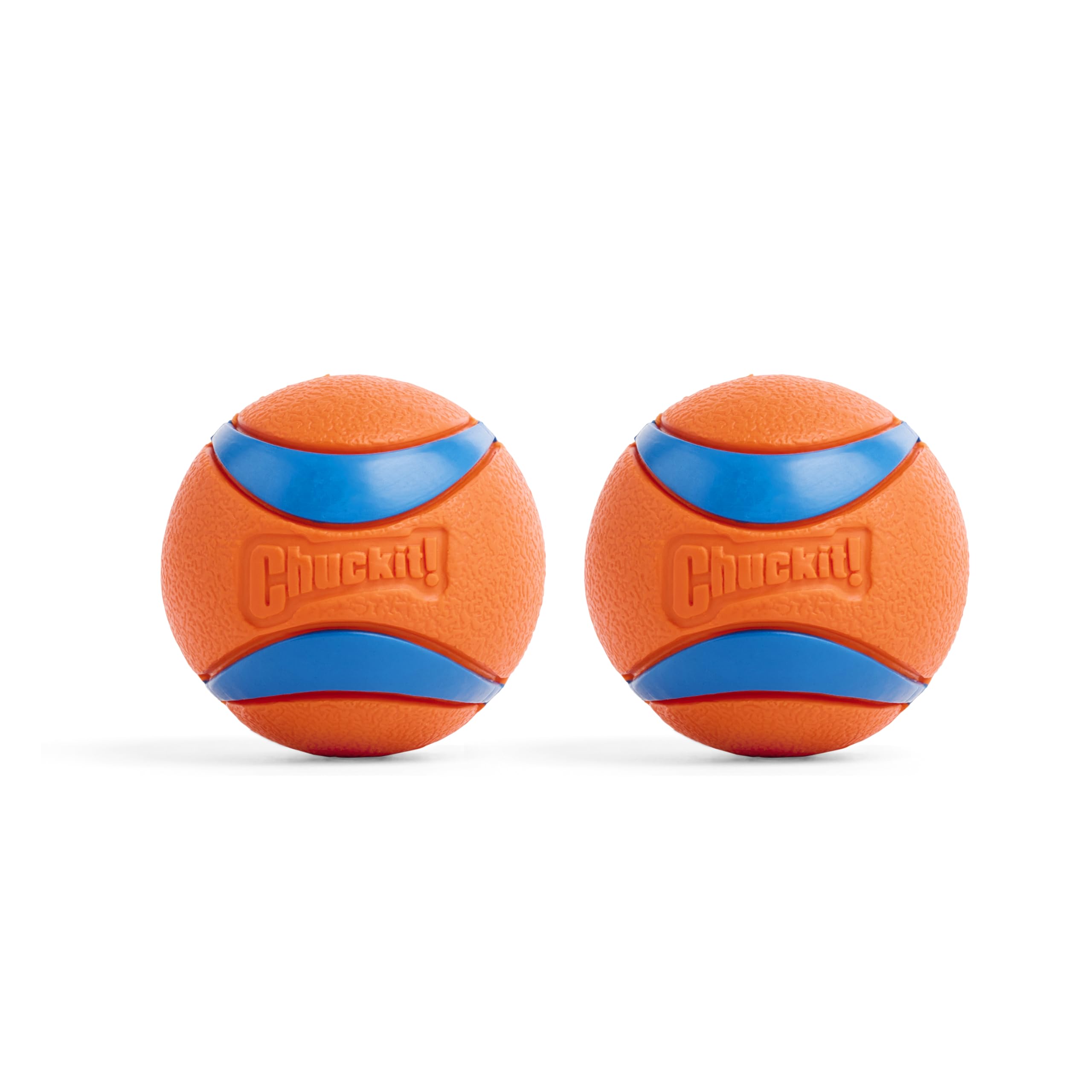 Chuckit! Ultra Ball - Durable High Bounce Rubber Dog Ball for Fetch | Launcher Compatible | Medium (2 Pack)
