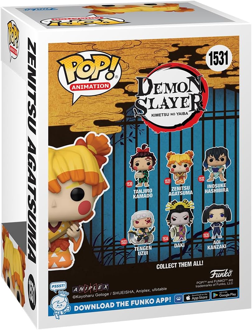 Funko Pop! Animation Demon Slayer - Zenitsu Agatsuma Vinyl Figure (75575)