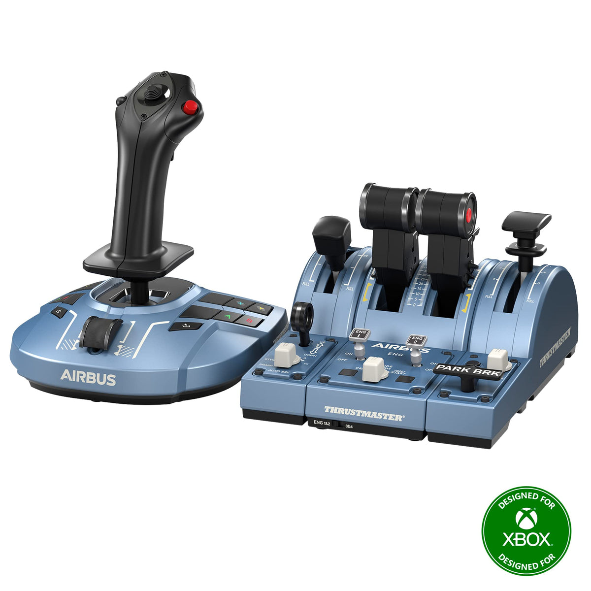 Thrustmaster TCA Captain Pack X Airbus Edition Flight Stick and Throttle Quadrant - Xbox and PC