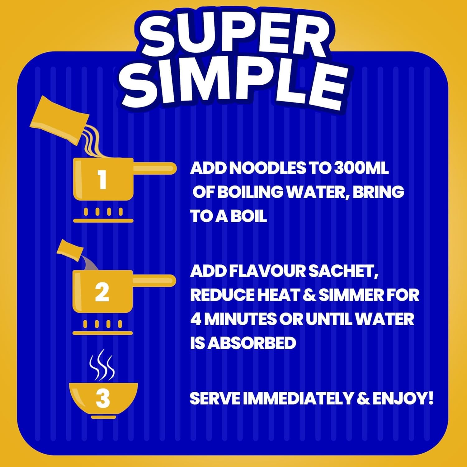 Batchelors Super Noodles Chicken Flavour Instant Snack 90g 3