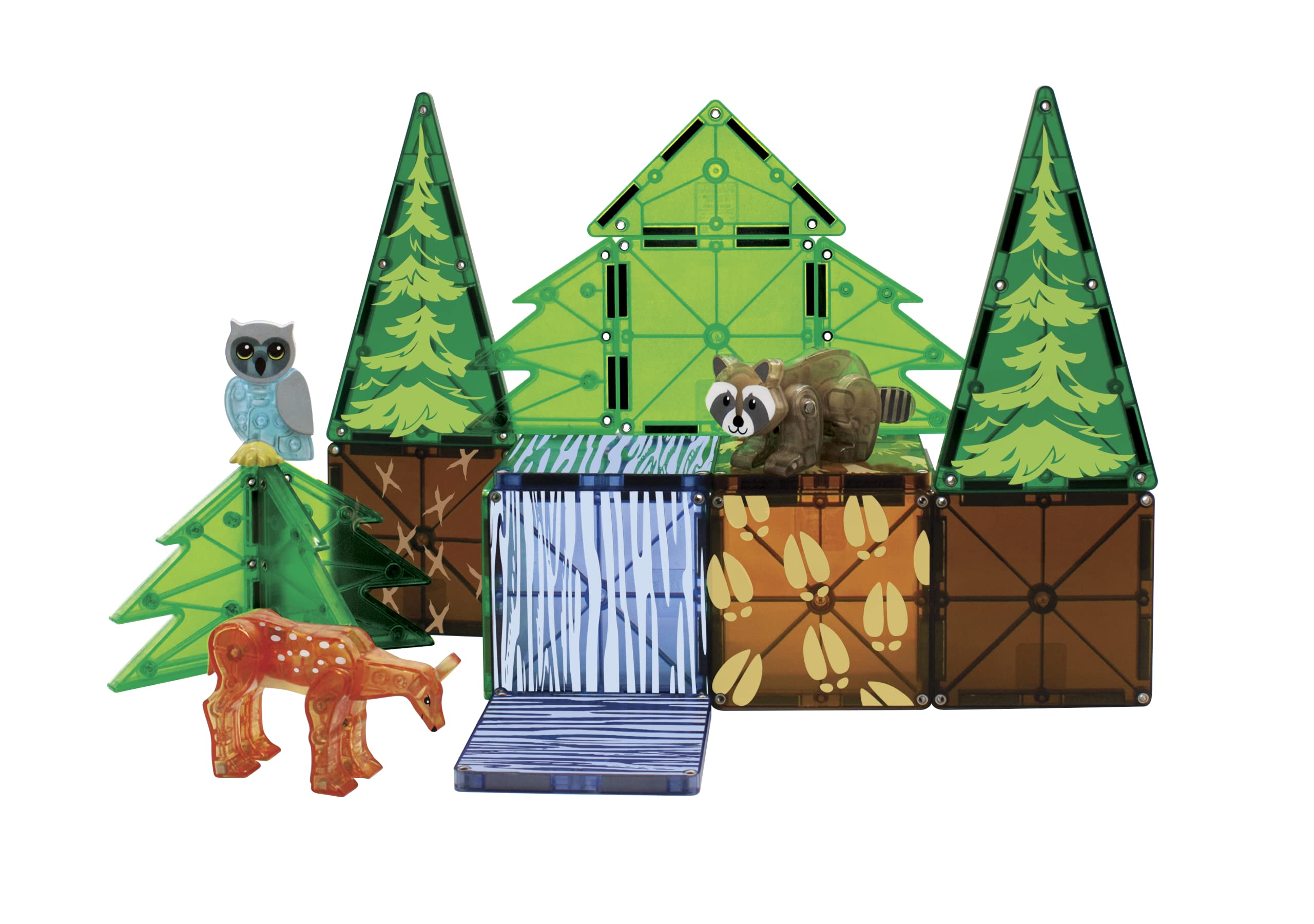 Magna-Tiles Forest Animals 25-Piece Set - Magnetic Building Toys for Kids 3+ 15