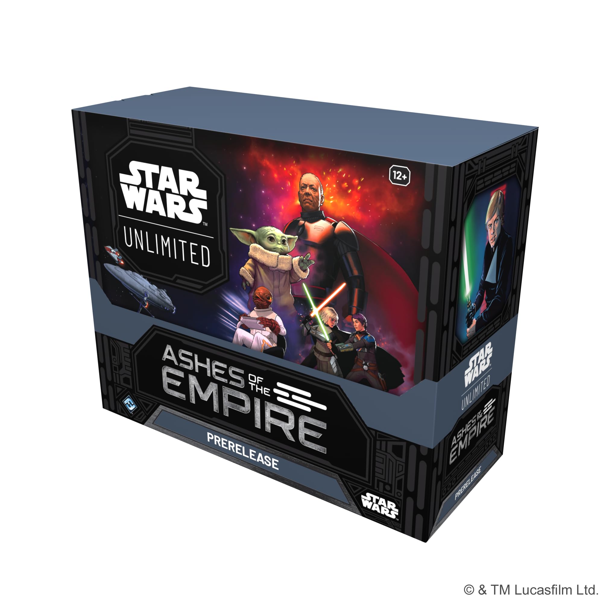 Asmodee Star Wars: Unlimited TCG Ashes of the Empire Prerelease Box - 6 Booster Packs 5