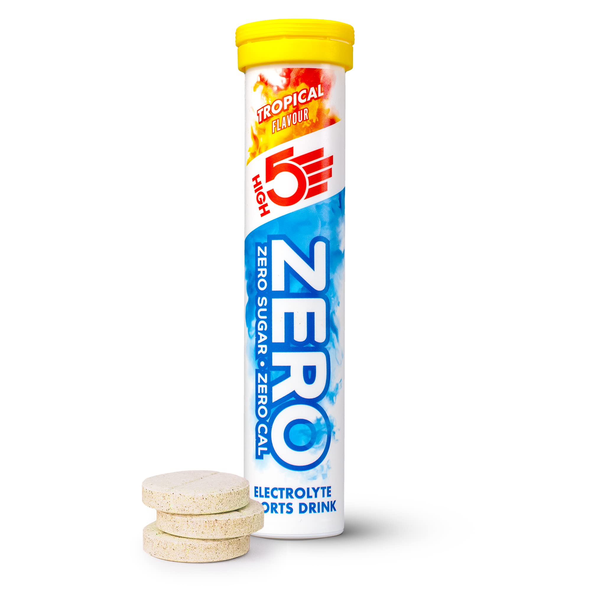 HIGH5 ZERO Electrolyte Tablets - Sugar-Free Hydration with Vitamin C | 20 Count Tube