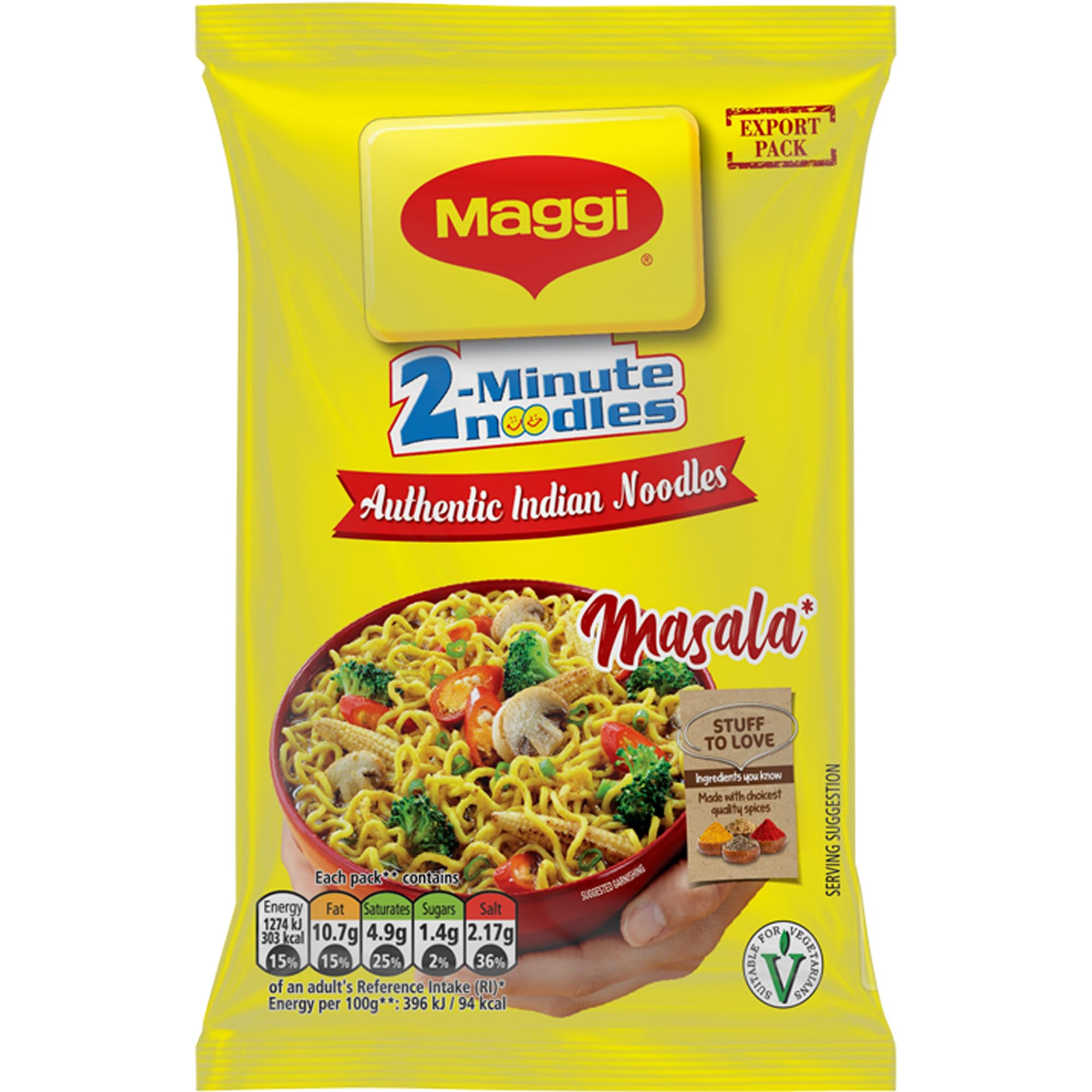 MAGGI 2 Minute Authentic Indian Masala Spicy Instant Noodles 70g 1