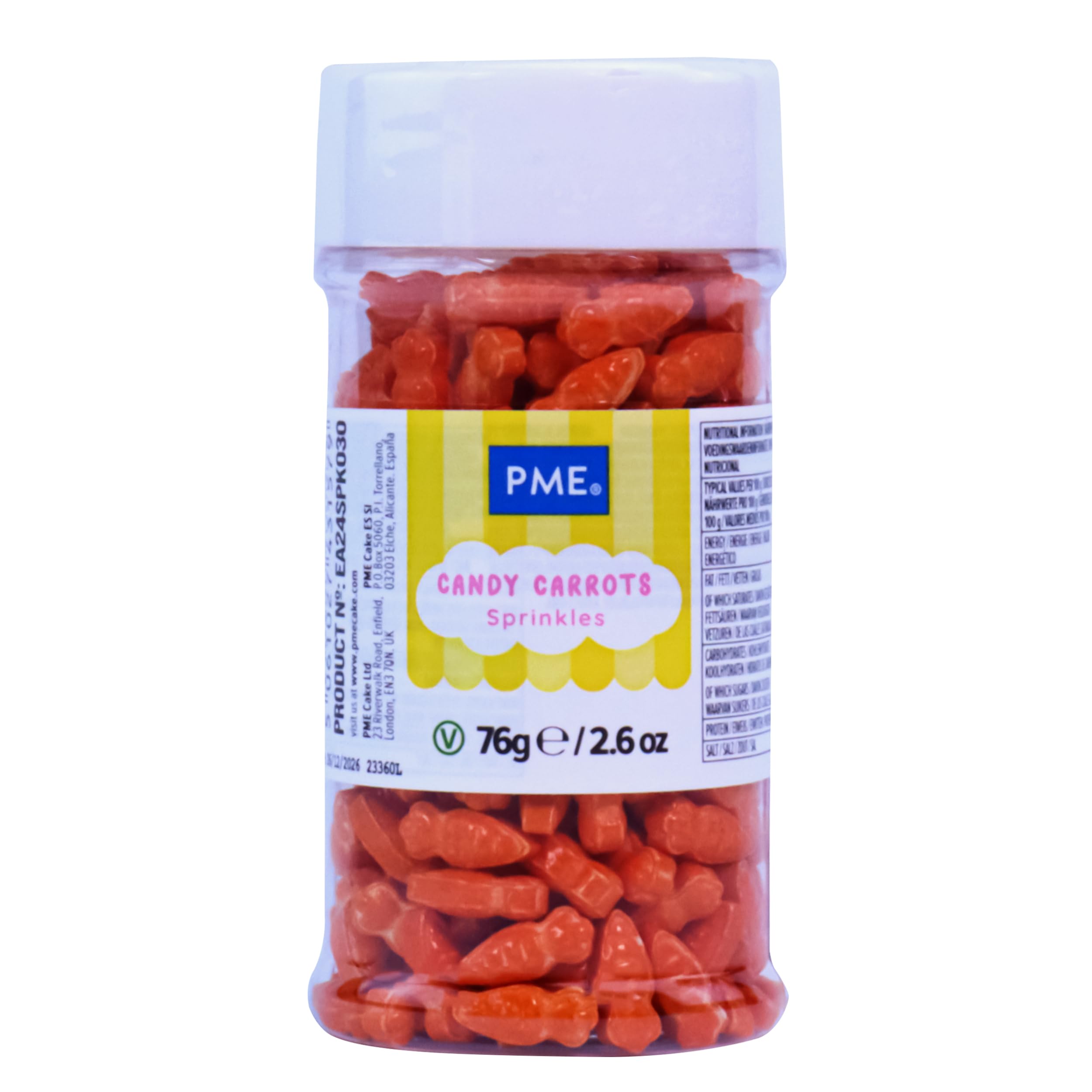 PME Easter Sprinkles - Candy Carrots (60g) 3