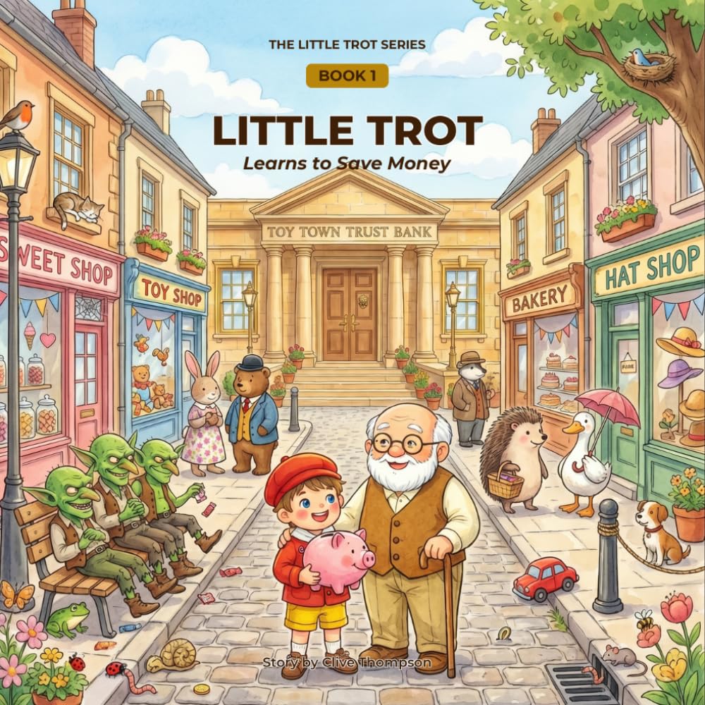 Clive Thompson - Little Trot Learns to Save | Children's Book on Money & Saving | Ages 8-12 1