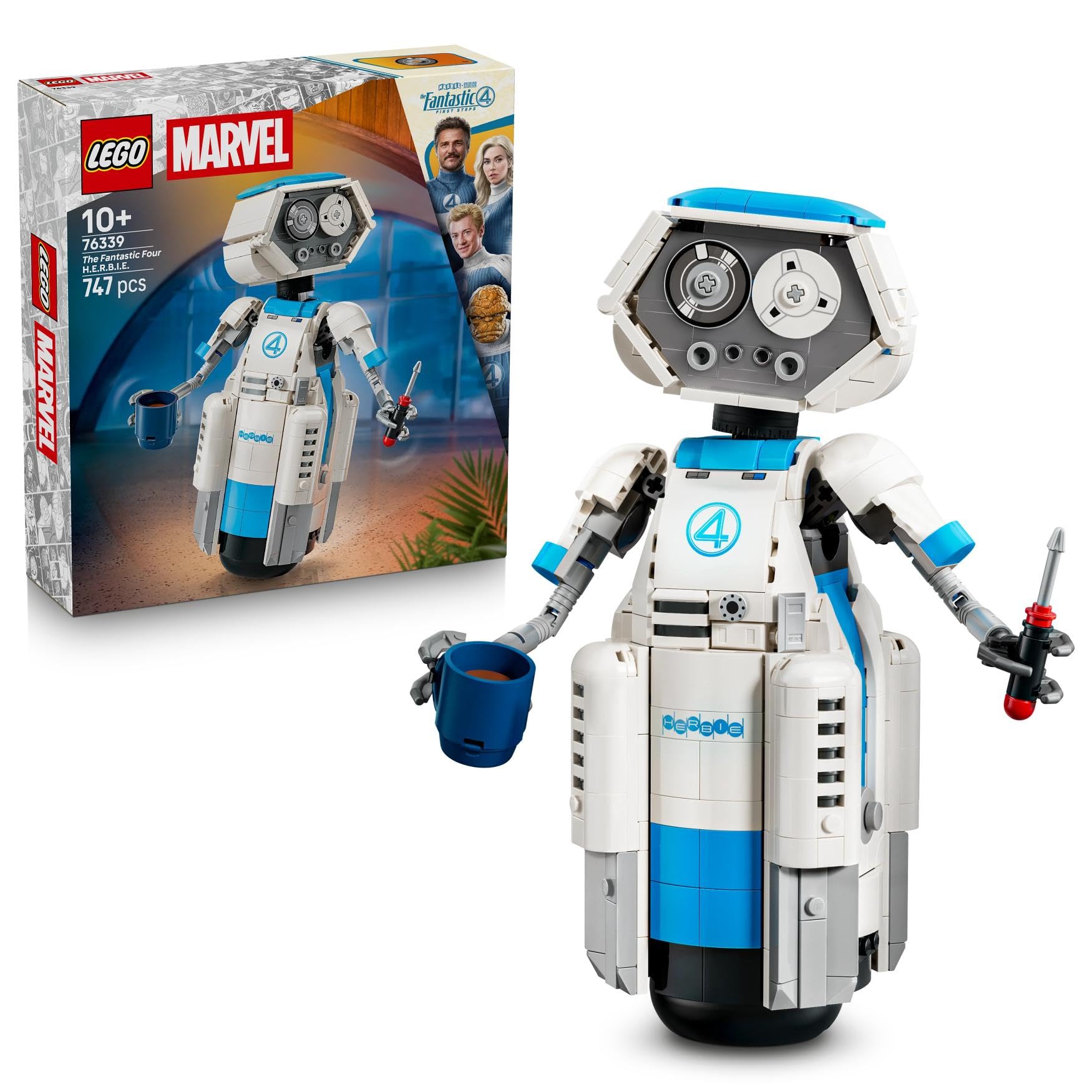 LEGO Marvel The Fantastic Four H.E.R.B.I.E. Building Set - 10+ Years, Multicolor 1
